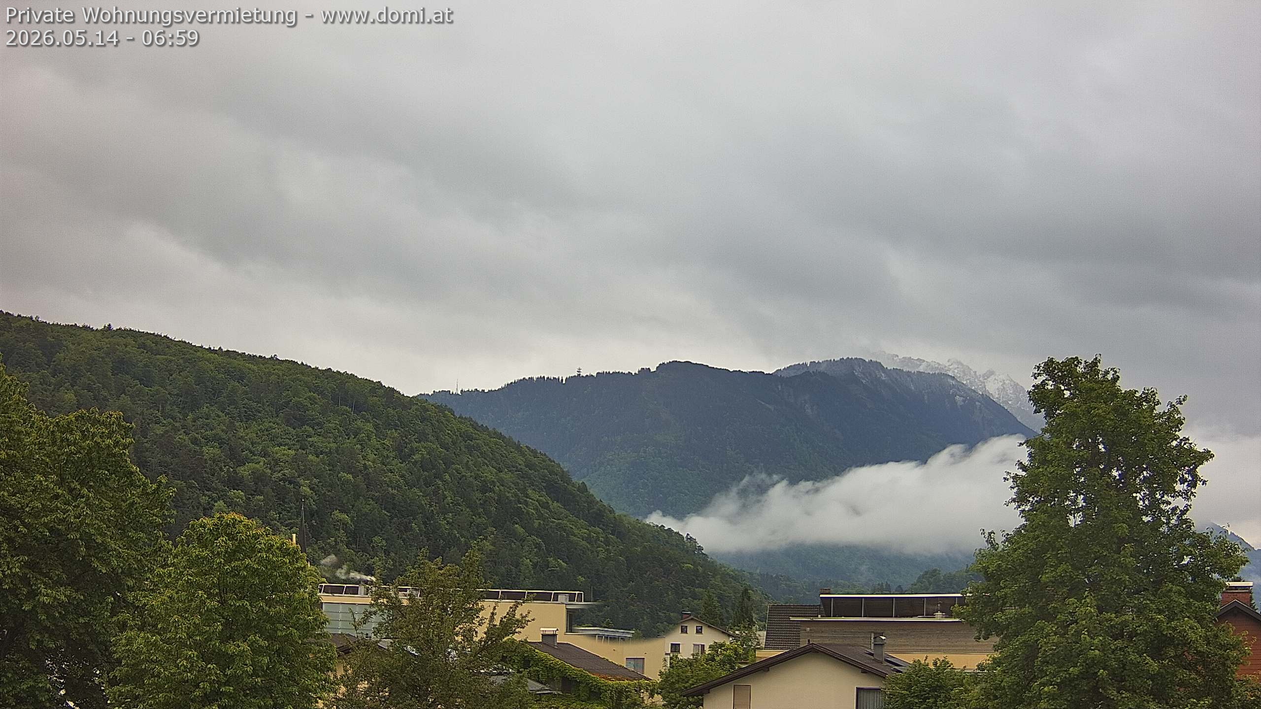 Archived image Webcam View over Gisingen in Feldkirch