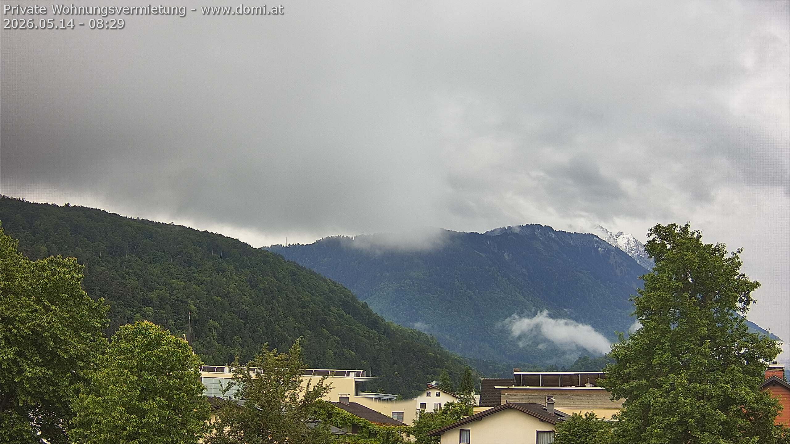 Archived image Webcam View over Gisingen in Feldkirch