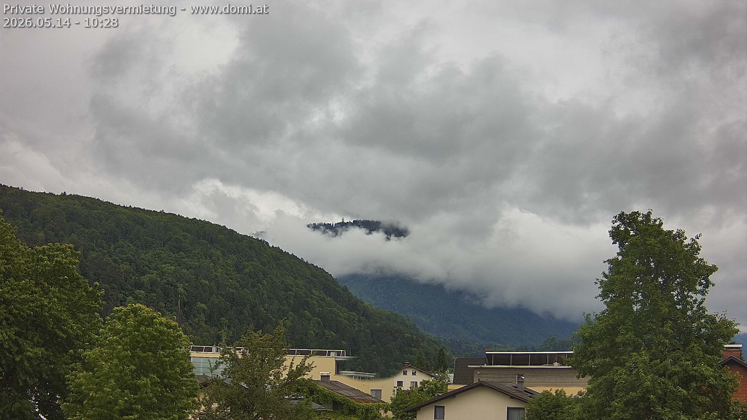Archived image Webcam View over Gisingen in Feldkirch