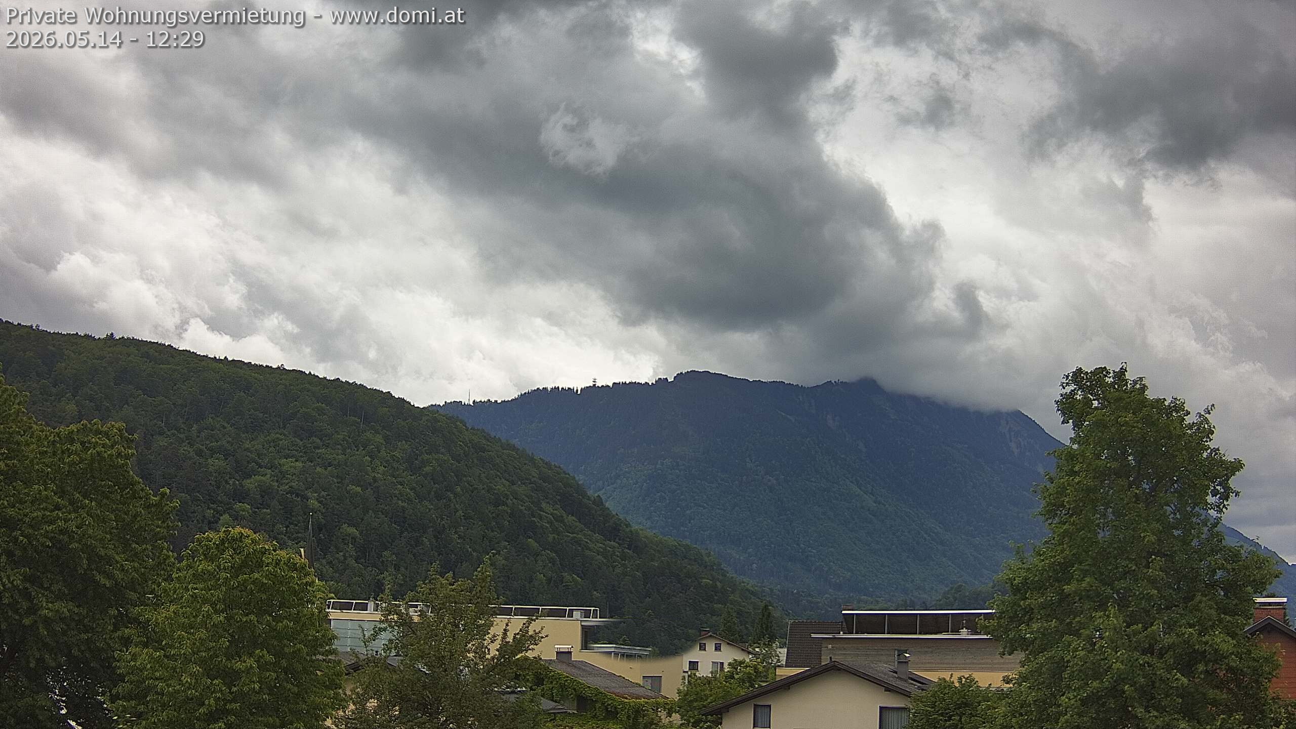 Archived image Webcam View over Gisingen in Feldkirch