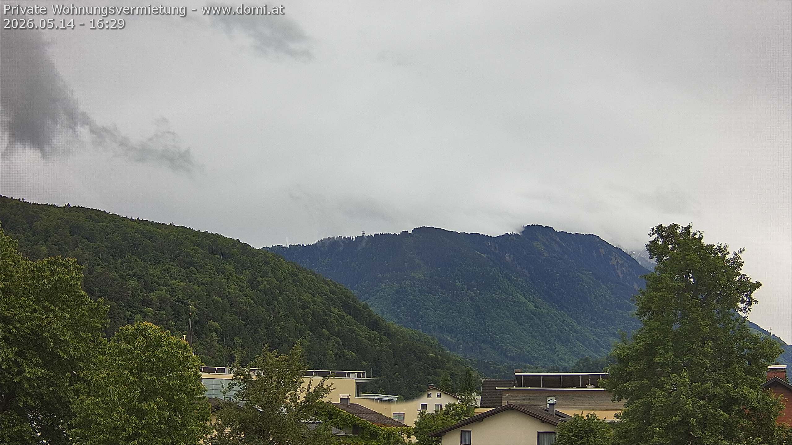 Archived image Webcam View over Gisingen in Feldkirch
