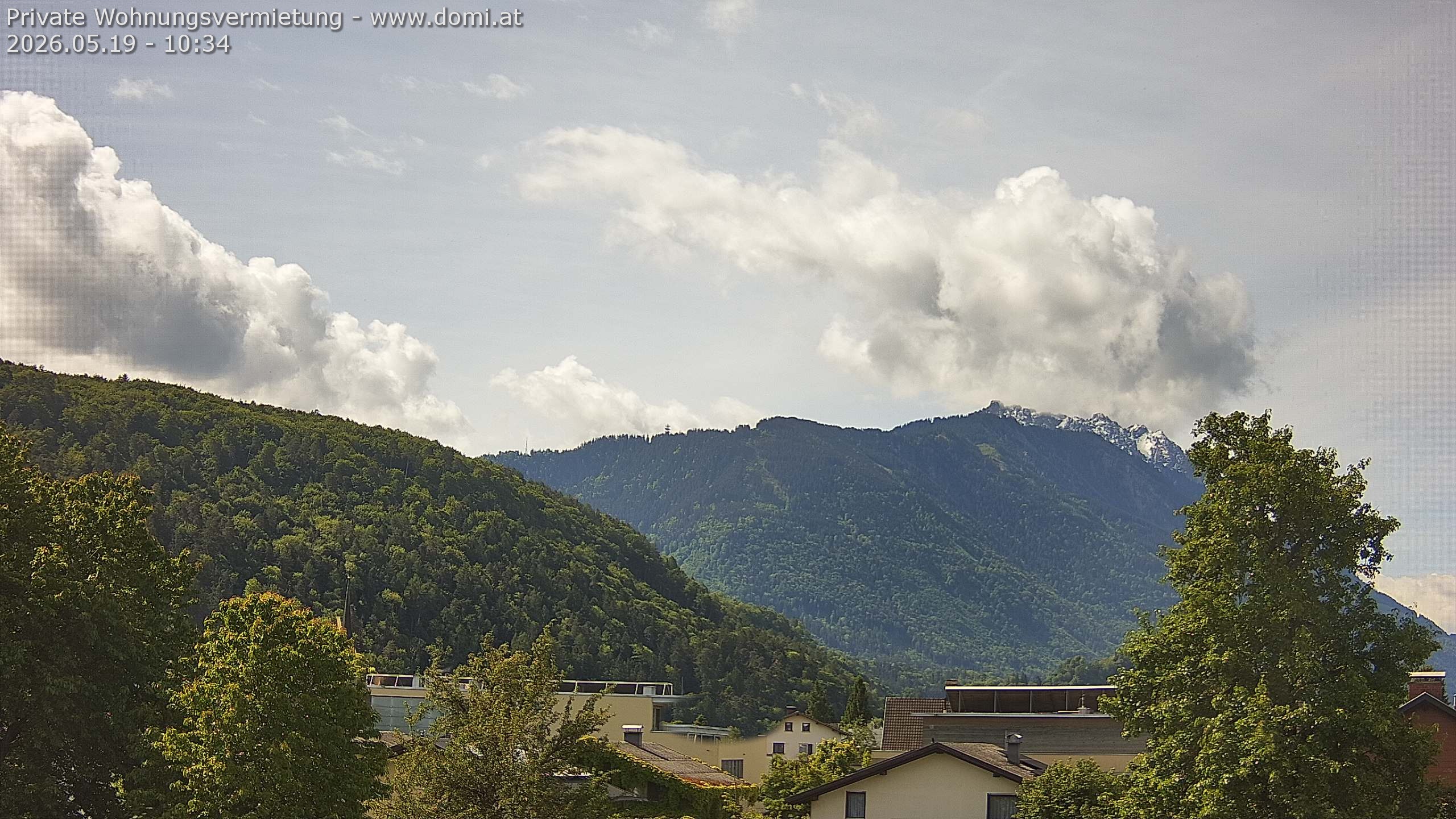 Archiv Foto Webcam Blick über Gisingen bei Feldkirch