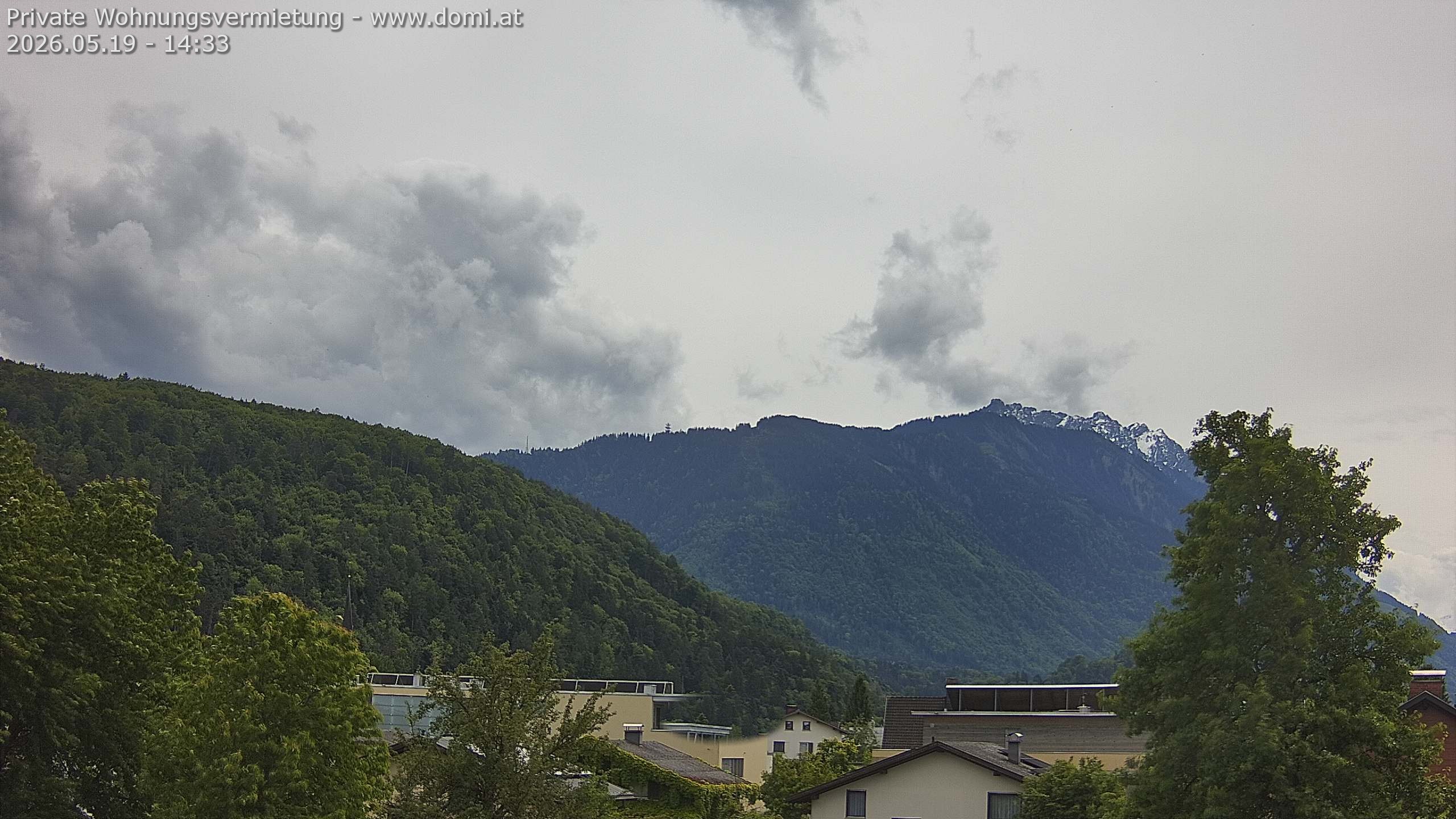 Archiv Foto Webcam Blick über Gisingen bei Feldkirch
