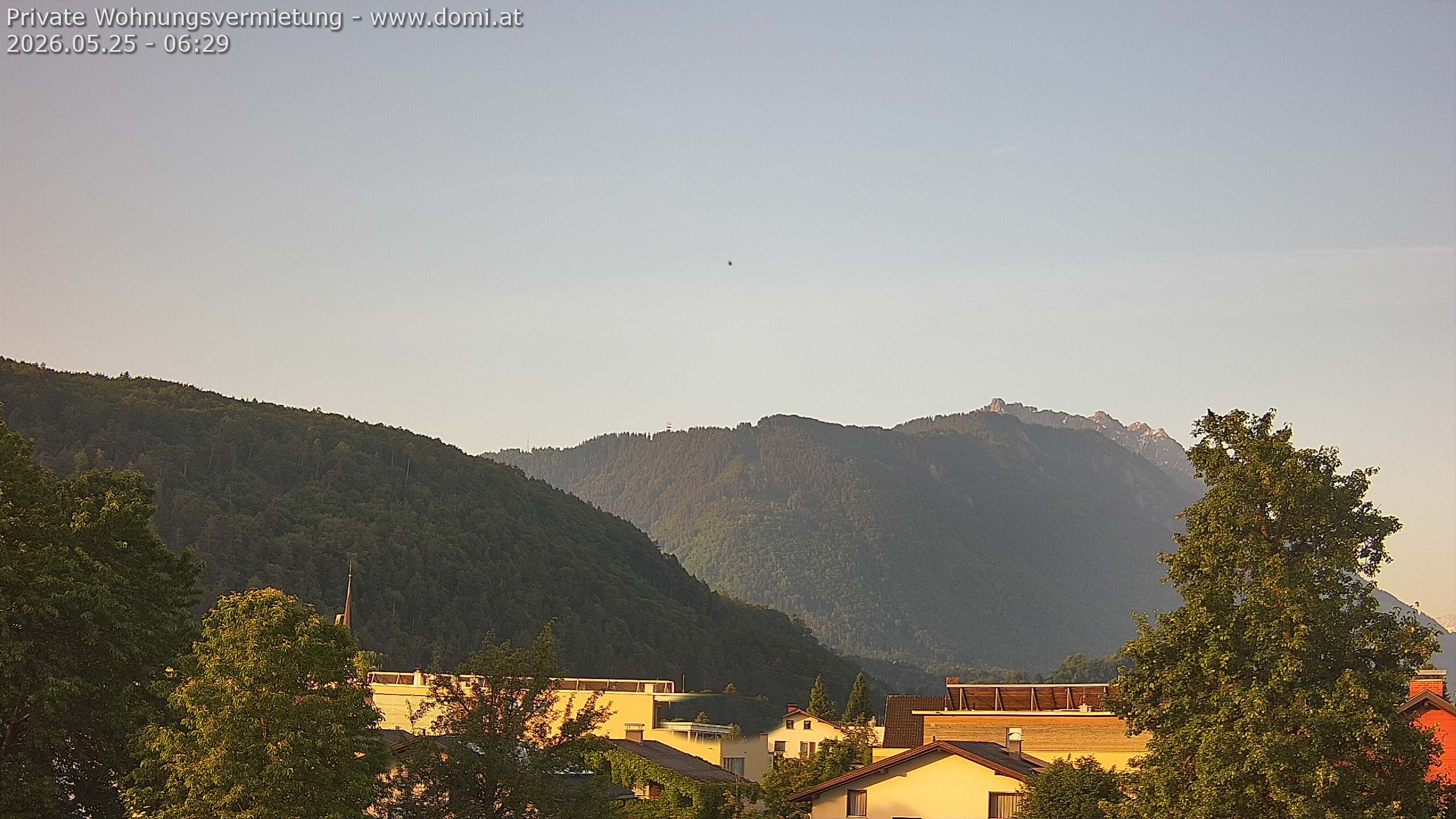 Archived image Webcam View over Gisingen in Feldkirch