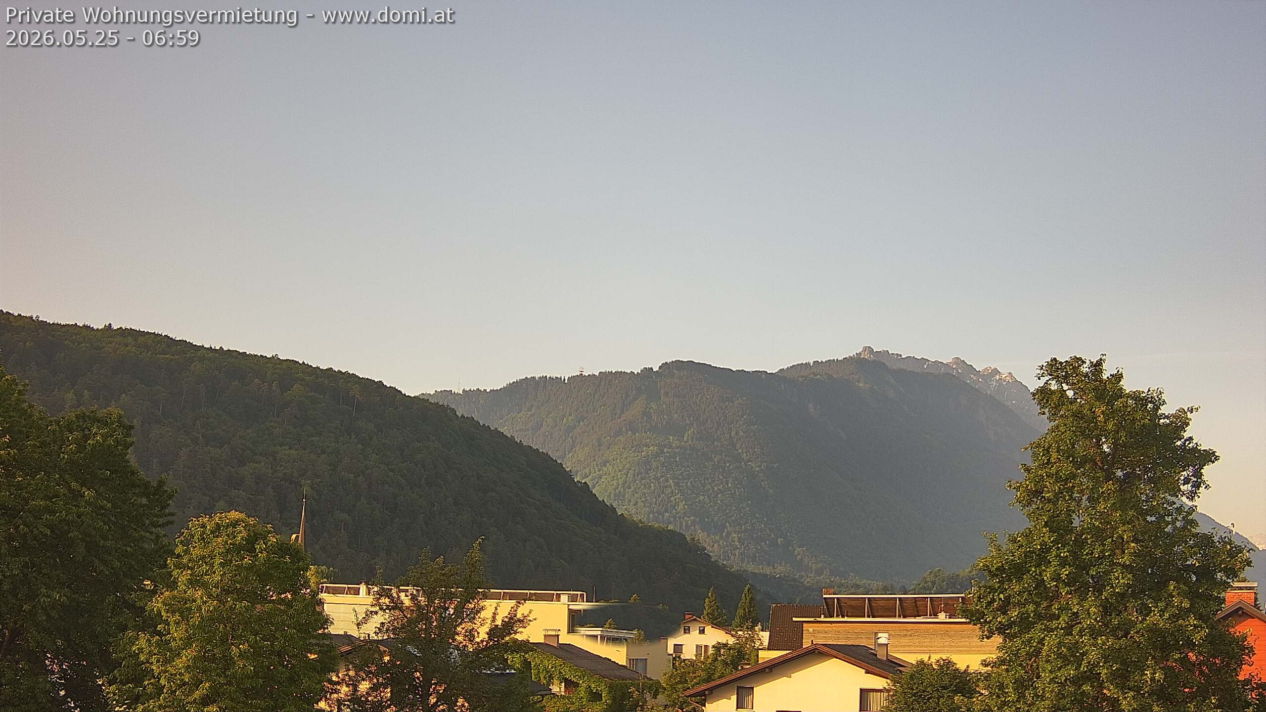 Archived image Webcam View over Gisingen in Feldkirch