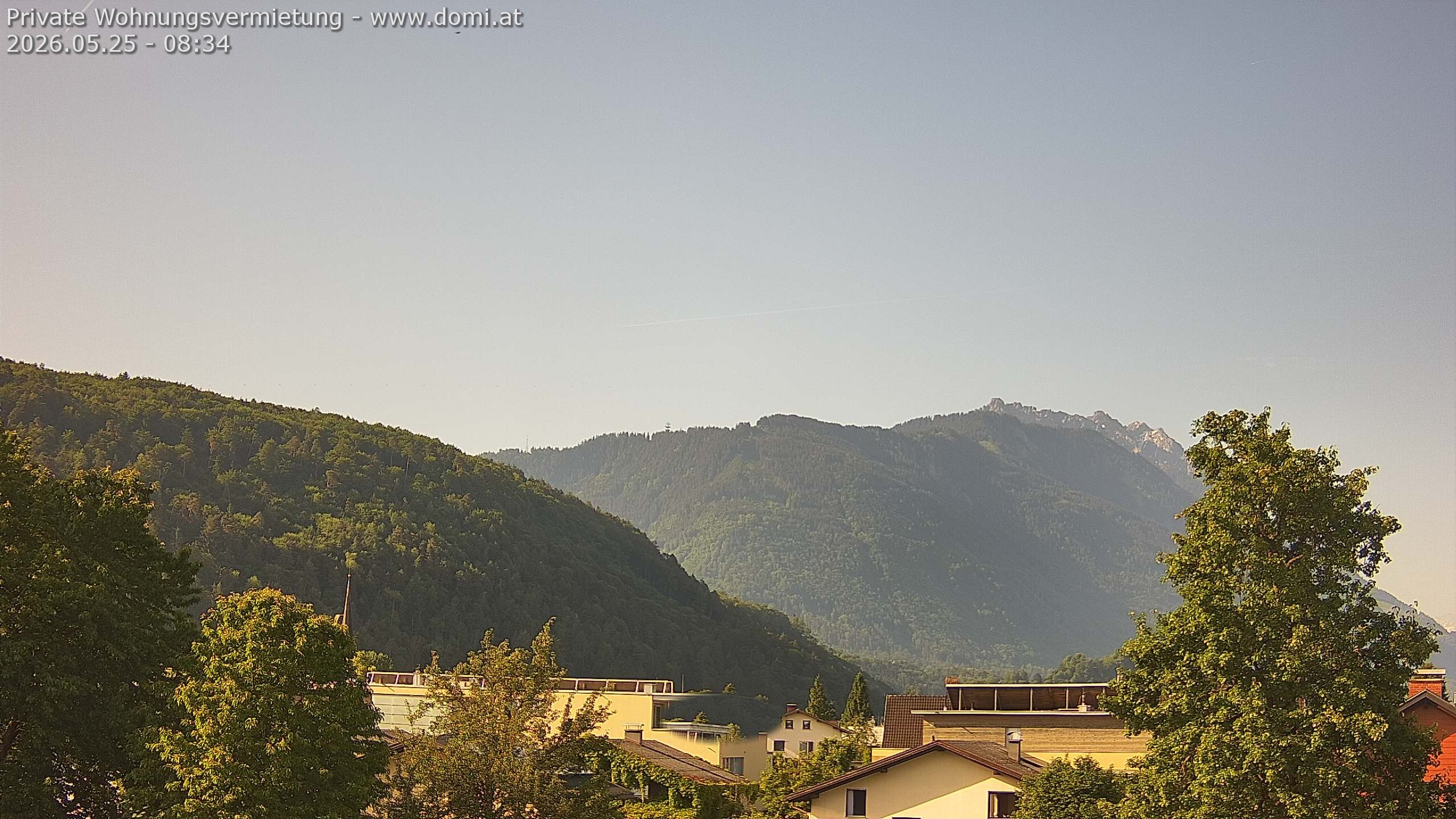 Archived image Webcam View over Gisingen in Feldkirch