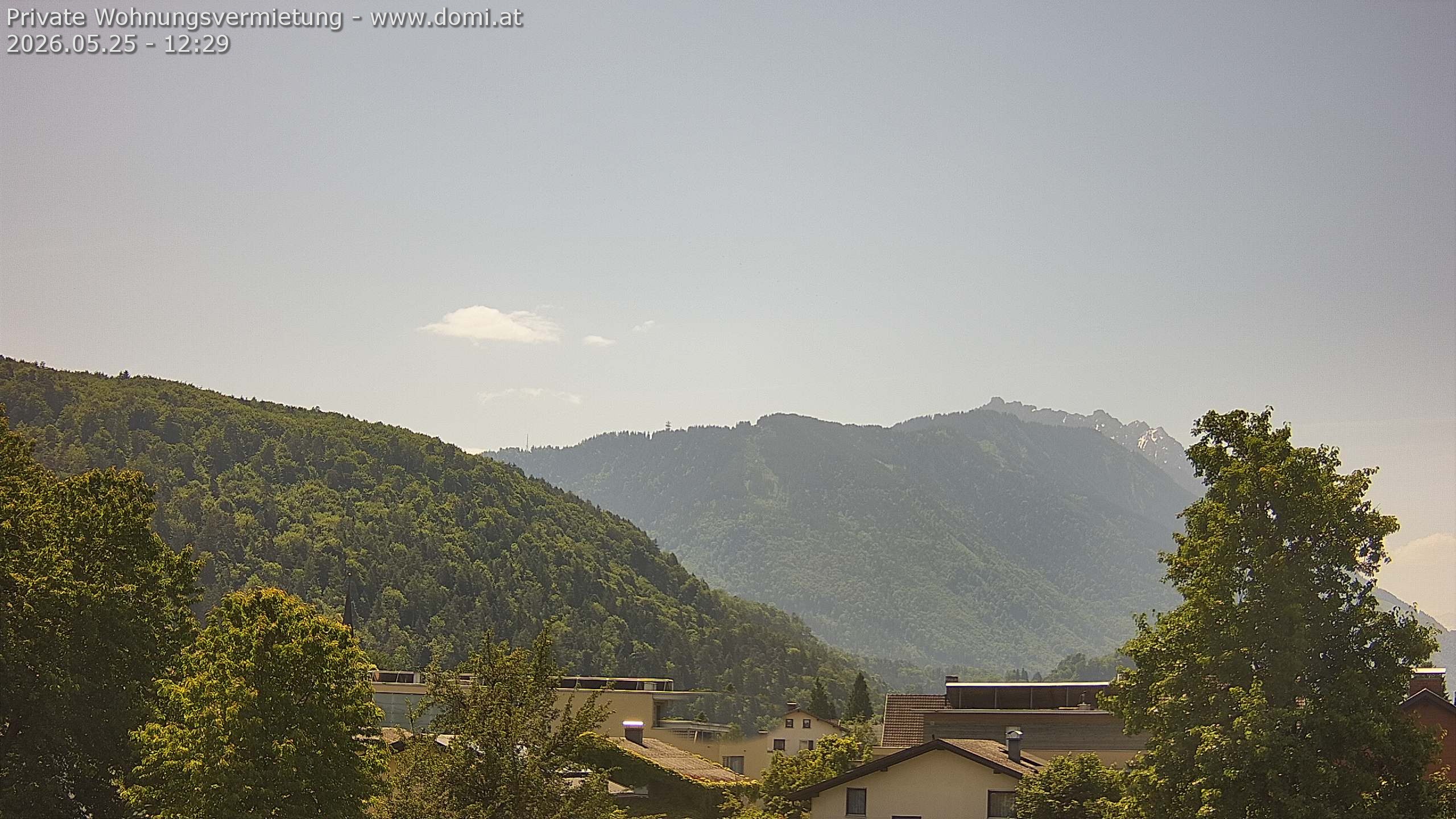Archived image Webcam View over Gisingen in Feldkirch