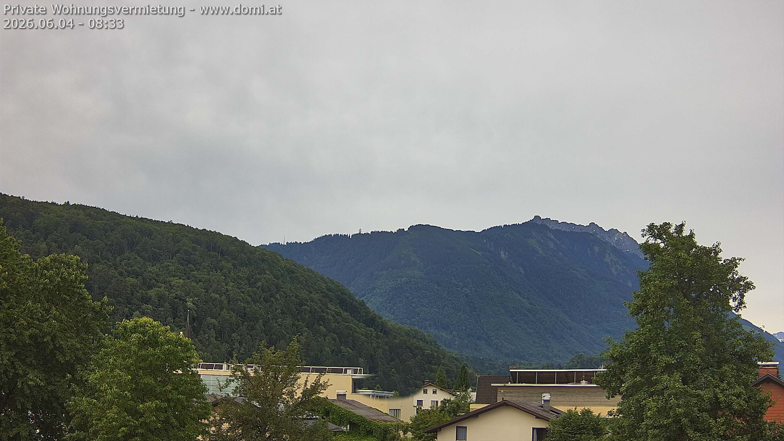 Archiv Foto Webcam Blick über Gisingen bei Feldkirch