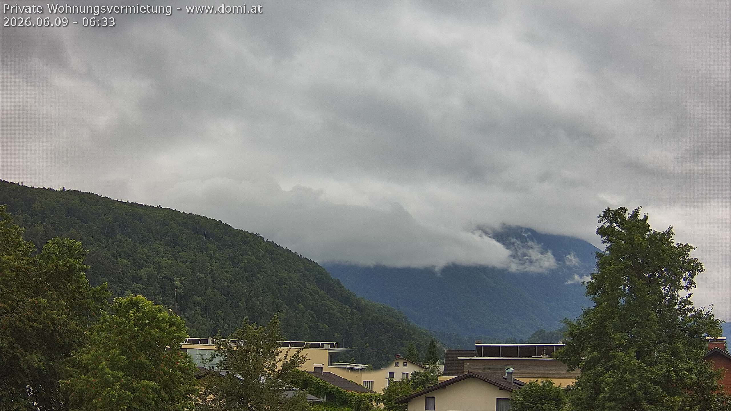 Archiv Foto Webcam Blick über Gisingen bei Feldkirch