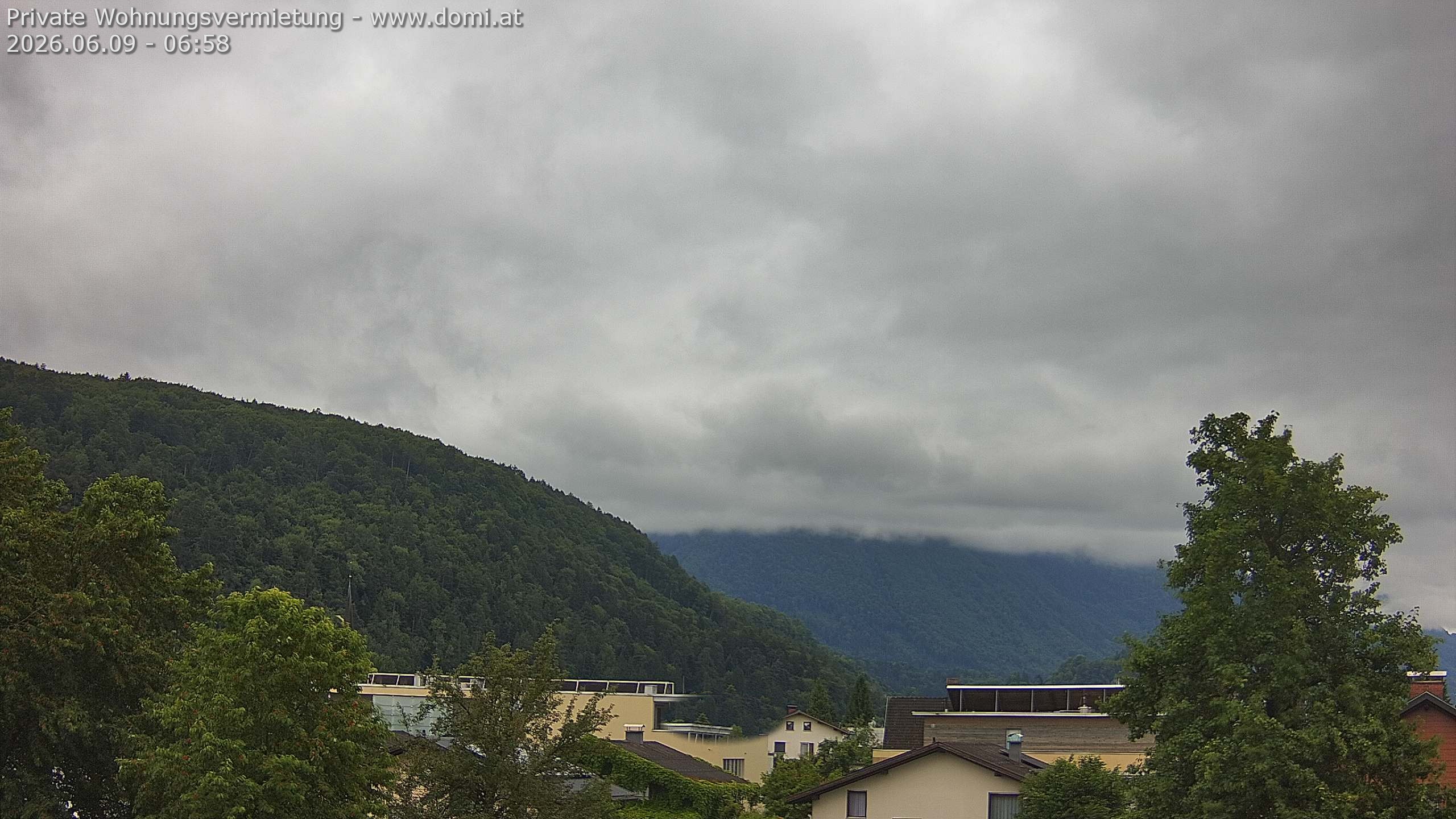 Archiv Foto Webcam Blick über Gisingen bei Feldkirch