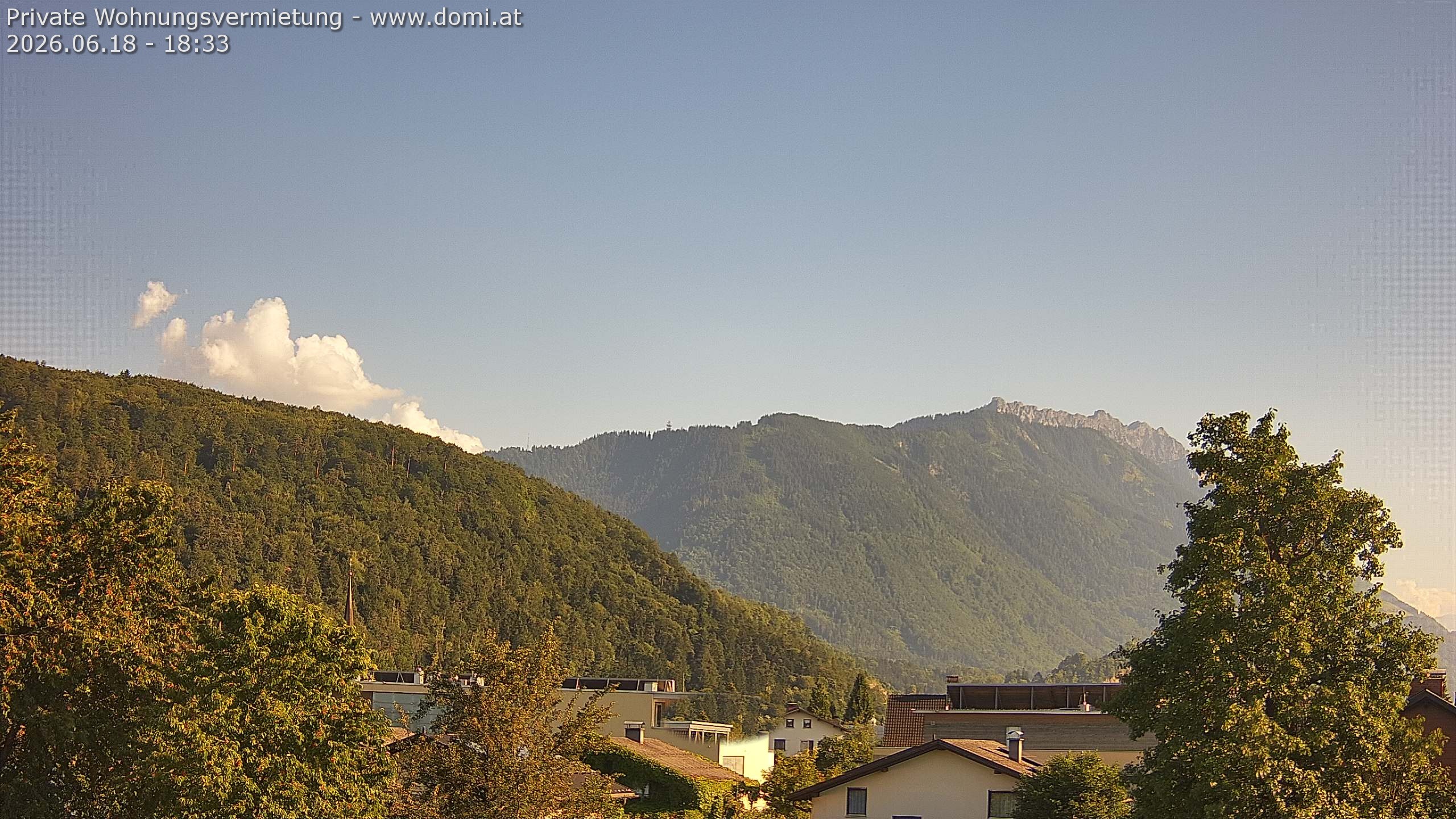 Archiv Foto Webcam Blick über Gisingen bei Feldkirch
