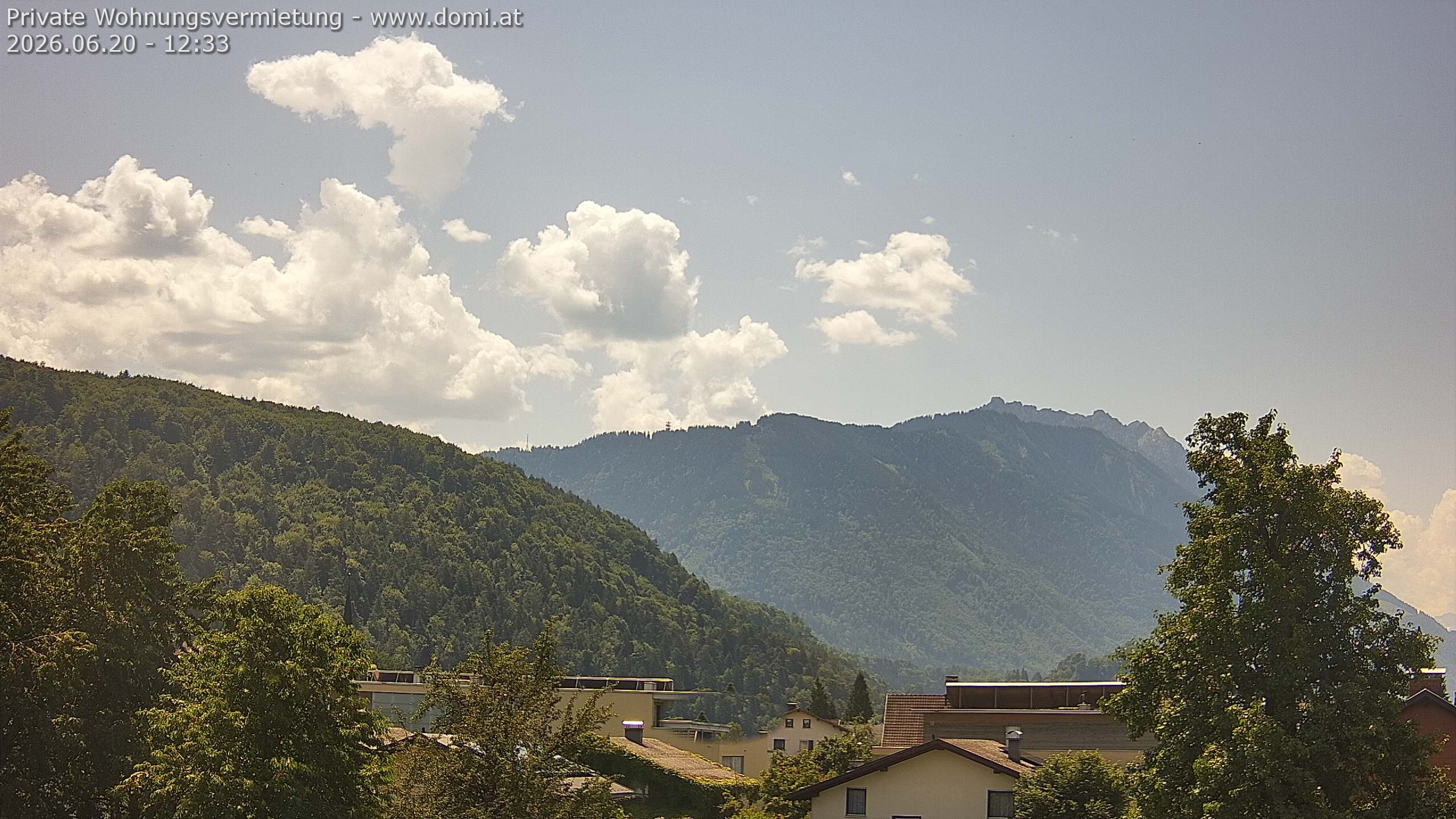 Archived image Webcam View over Gisingen in Feldkirch