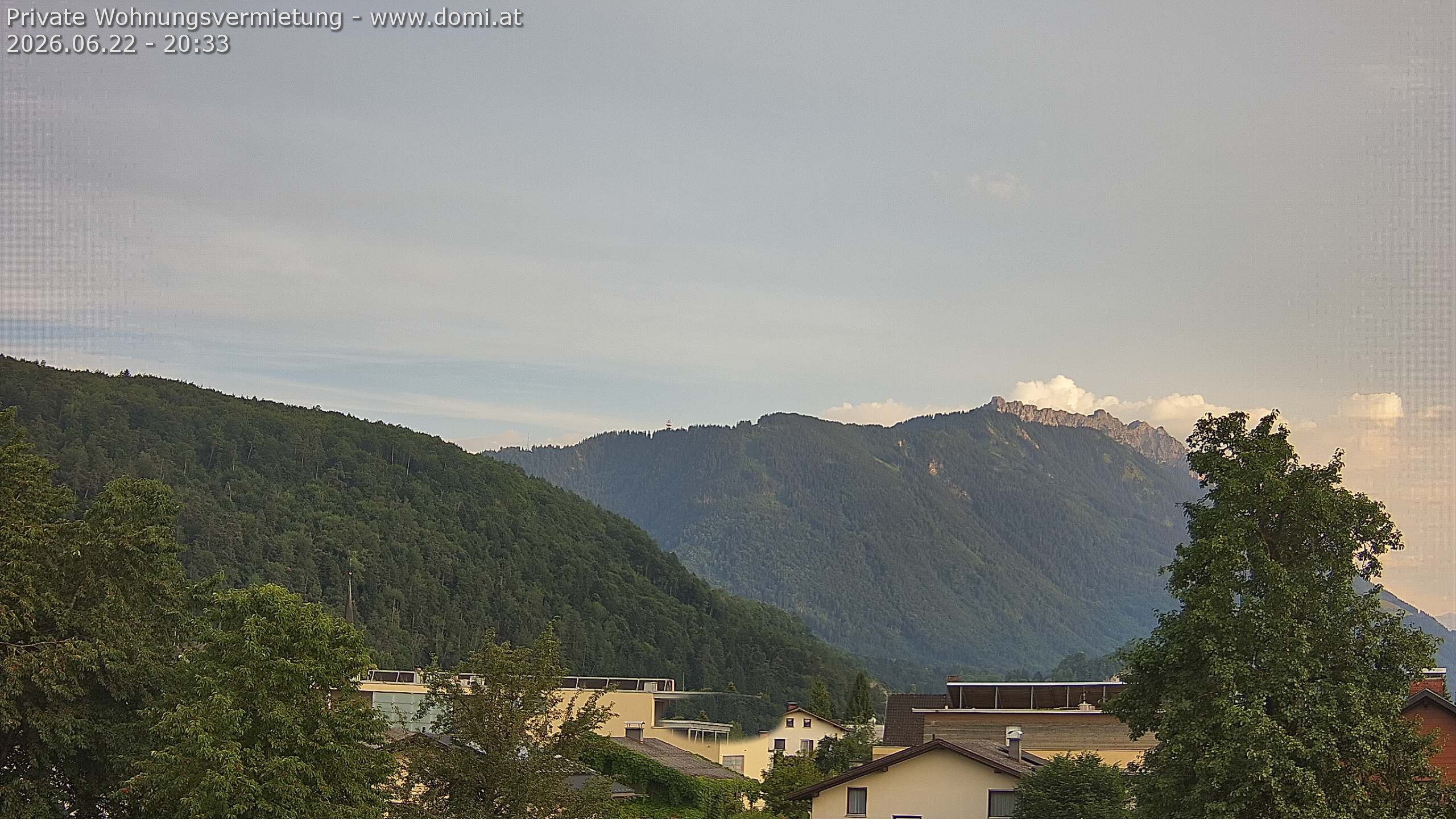 Archiv Foto Webcam Blick über Gisingen bei Feldkirch