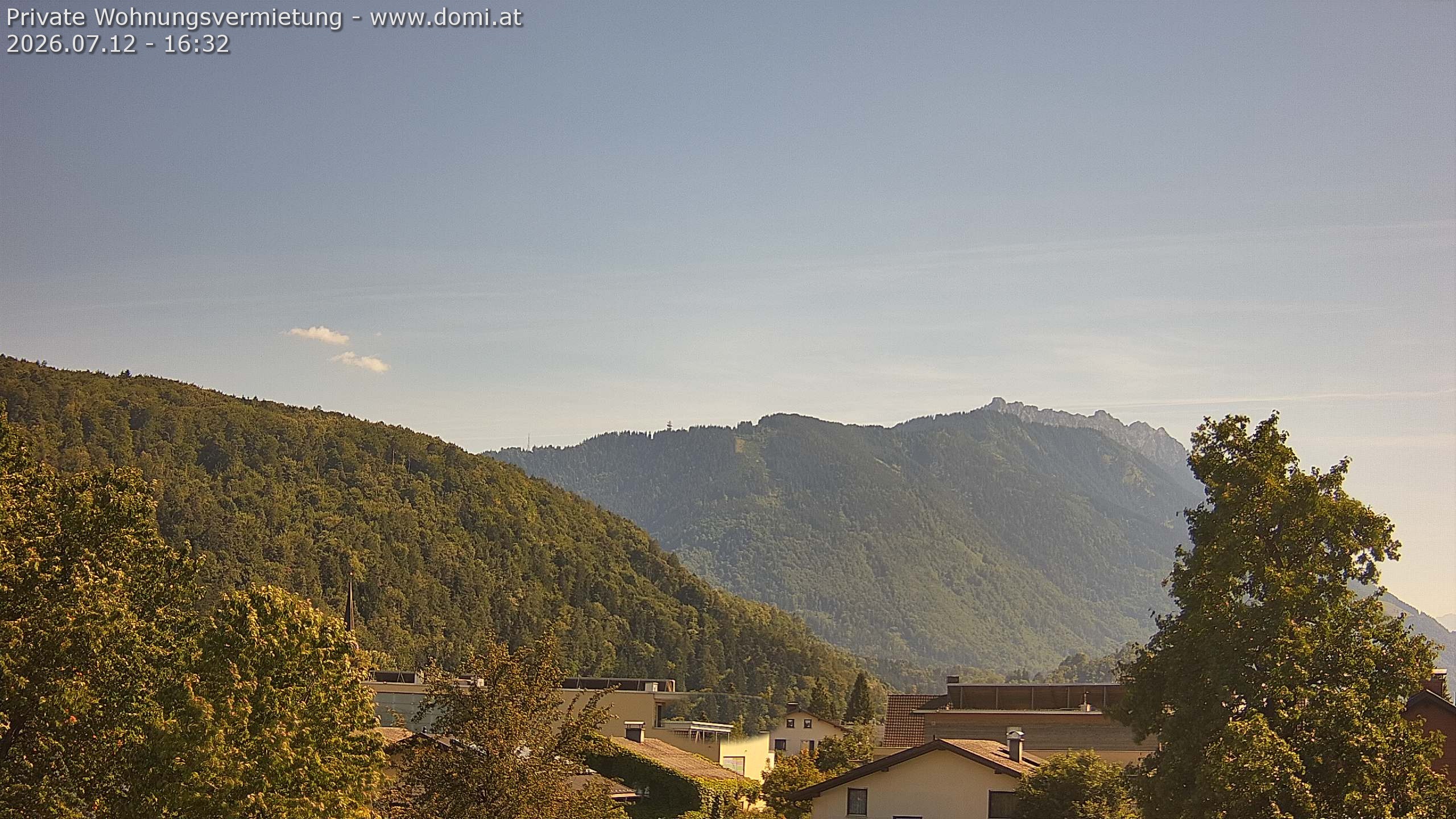 Archived image Webcam View over Gisingen in Feldkirch