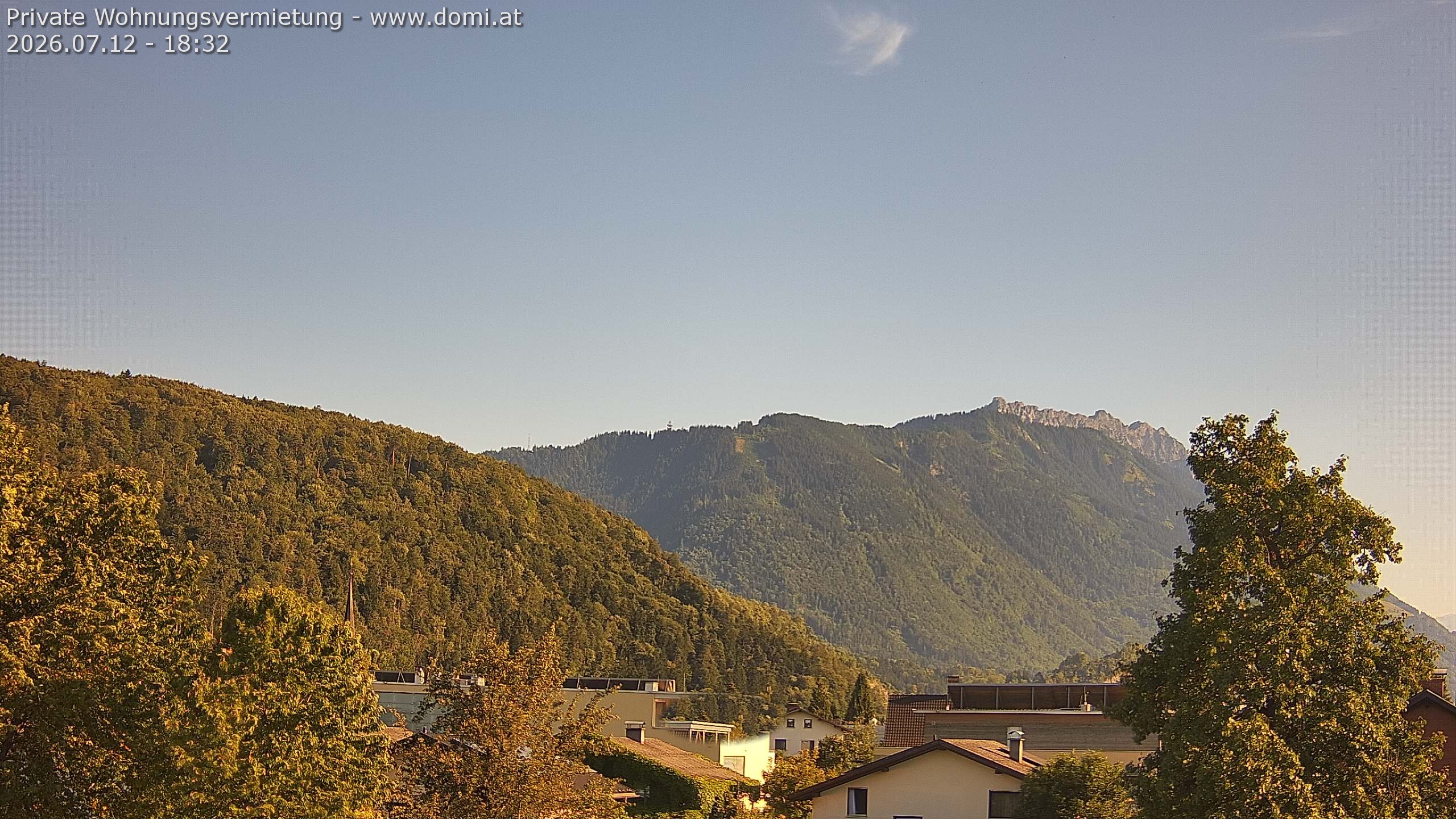 Archived image Webcam View over Gisingen in Feldkirch