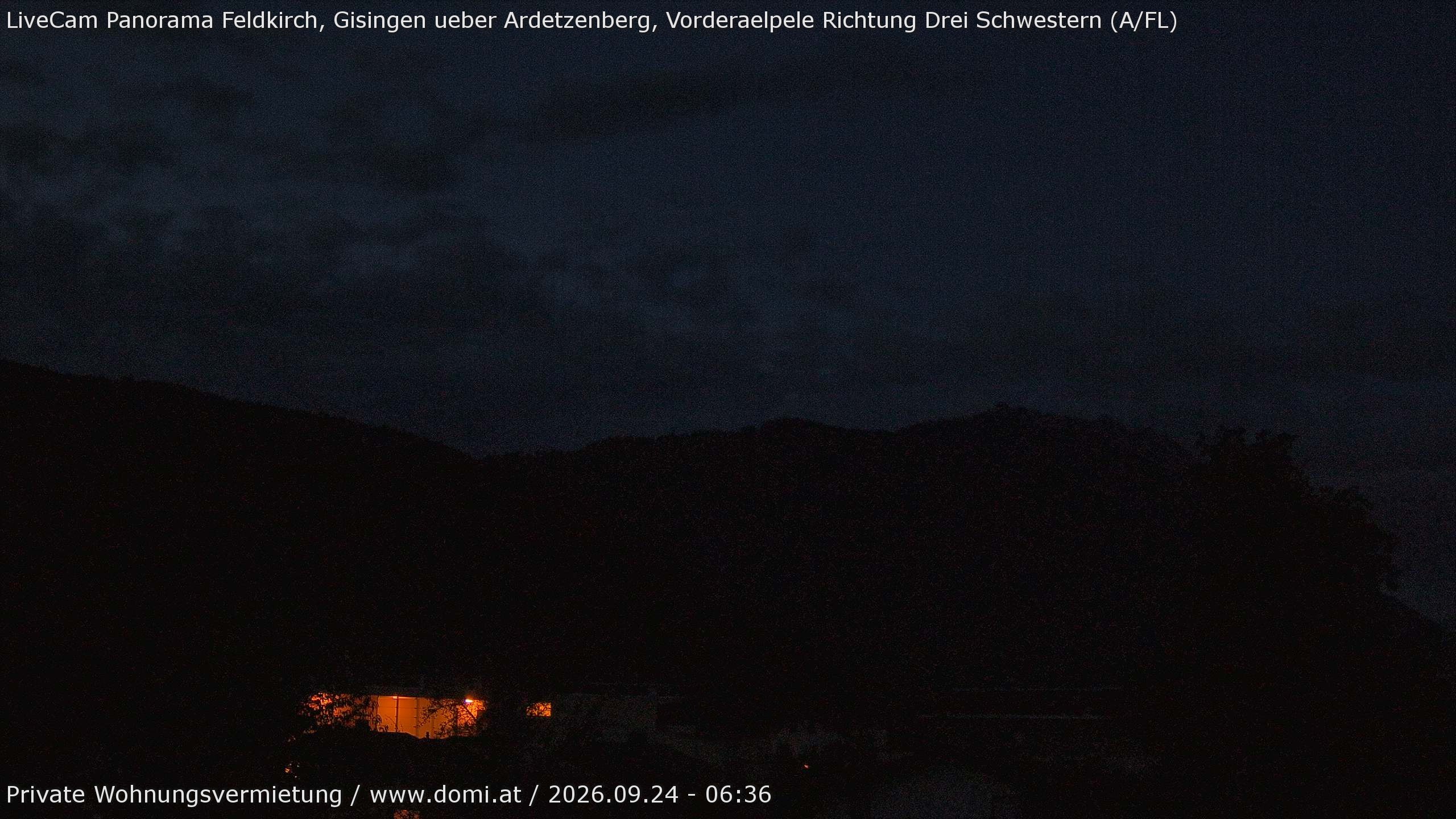 Archiv Foto Webcam Blick über Gisingen bei Feldkirch