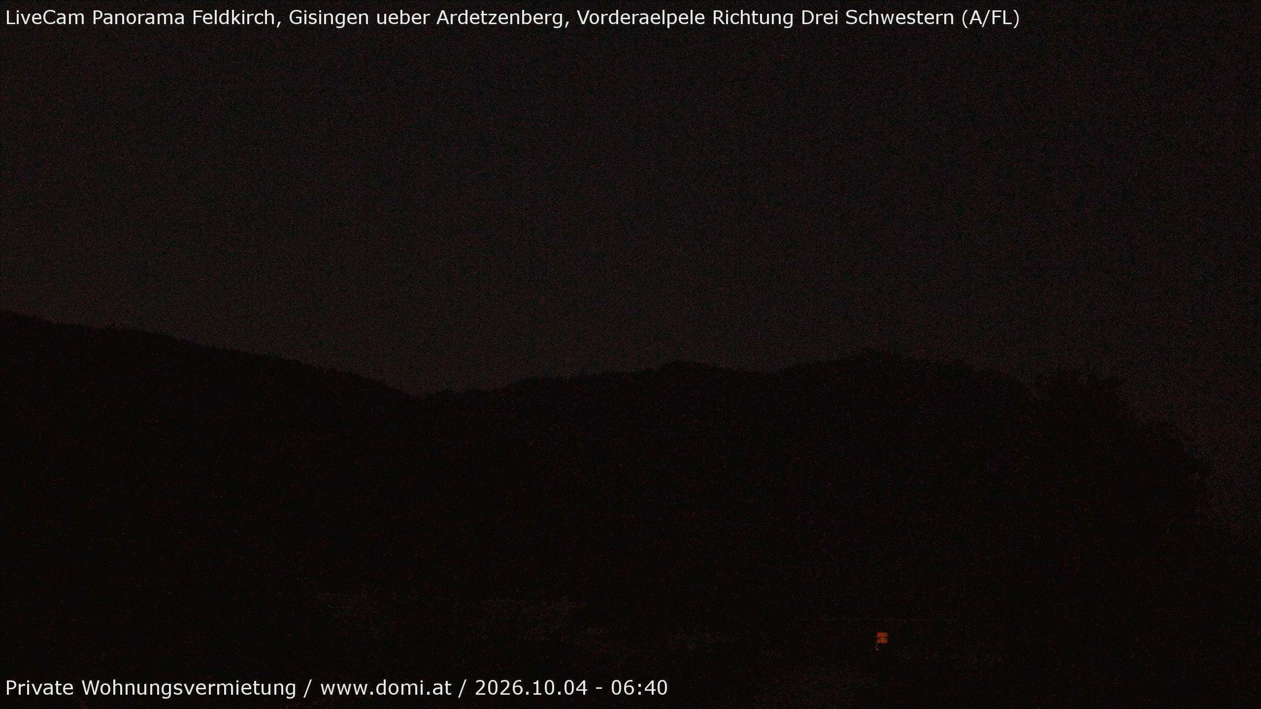 Archiv Foto Webcam Blick über Gisingen bei Feldkirch