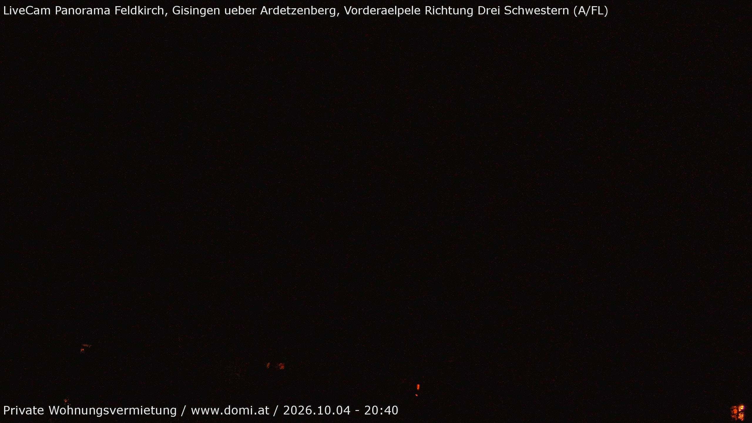 Archiv Foto Webcam Blick über Gisingen bei Feldkirch