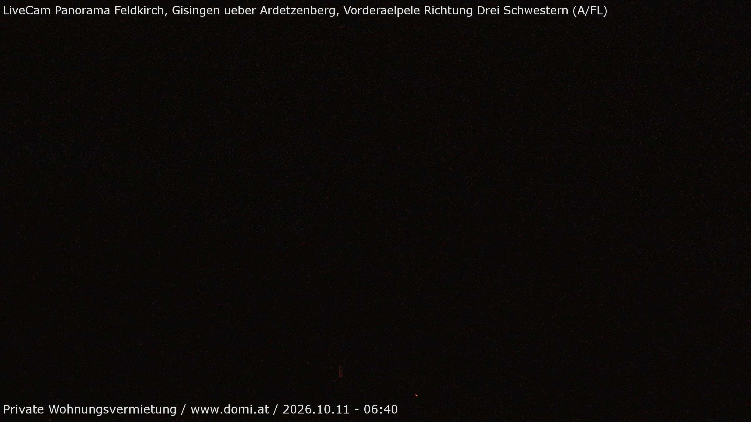 Archiv Foto Webcam Blick über Gisingen bei Feldkirch