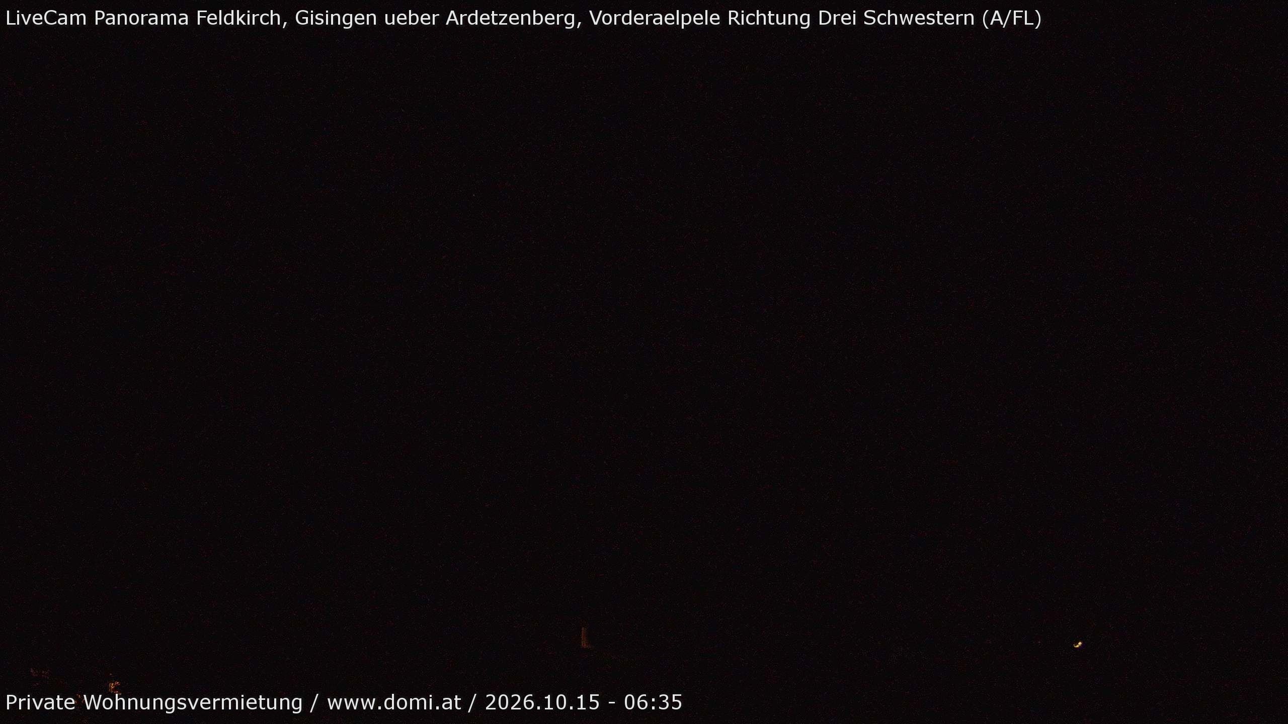 Archiv Foto Webcam Blick über Gisingen bei Feldkirch