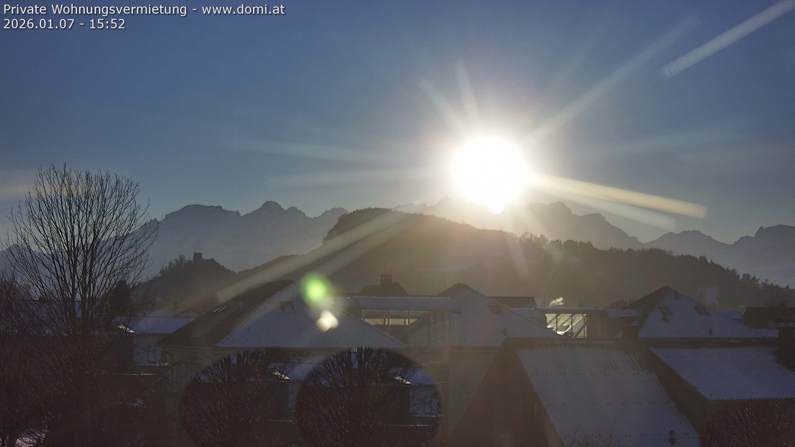 Archiv Foto Webcam Ausblick von Gisingen in Feldkirch auf Alvier und Fulfirst