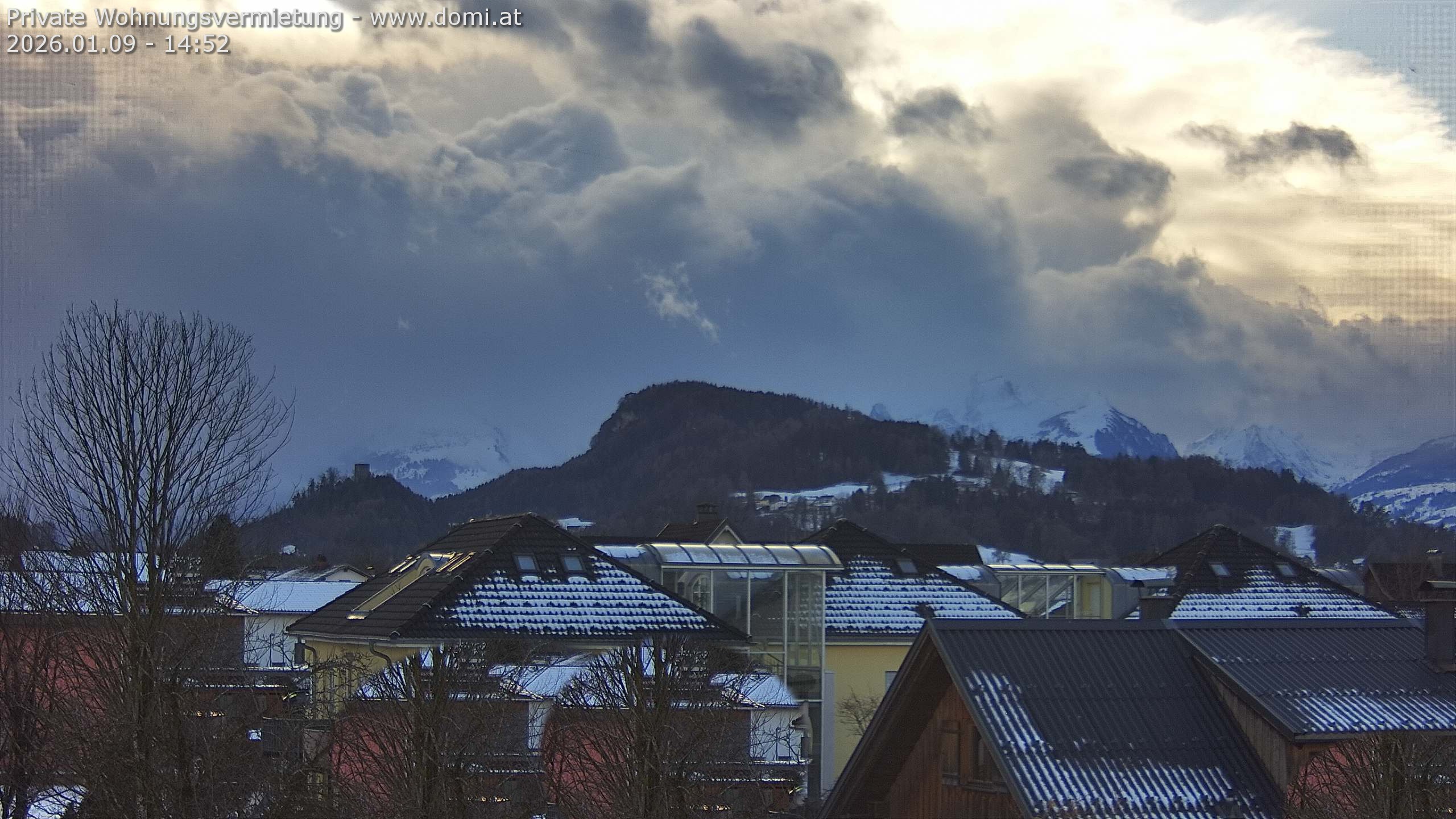 Archiv Foto Webcam Ausblick von Gisingen in Feldkirch auf Alvier und Fulfirst