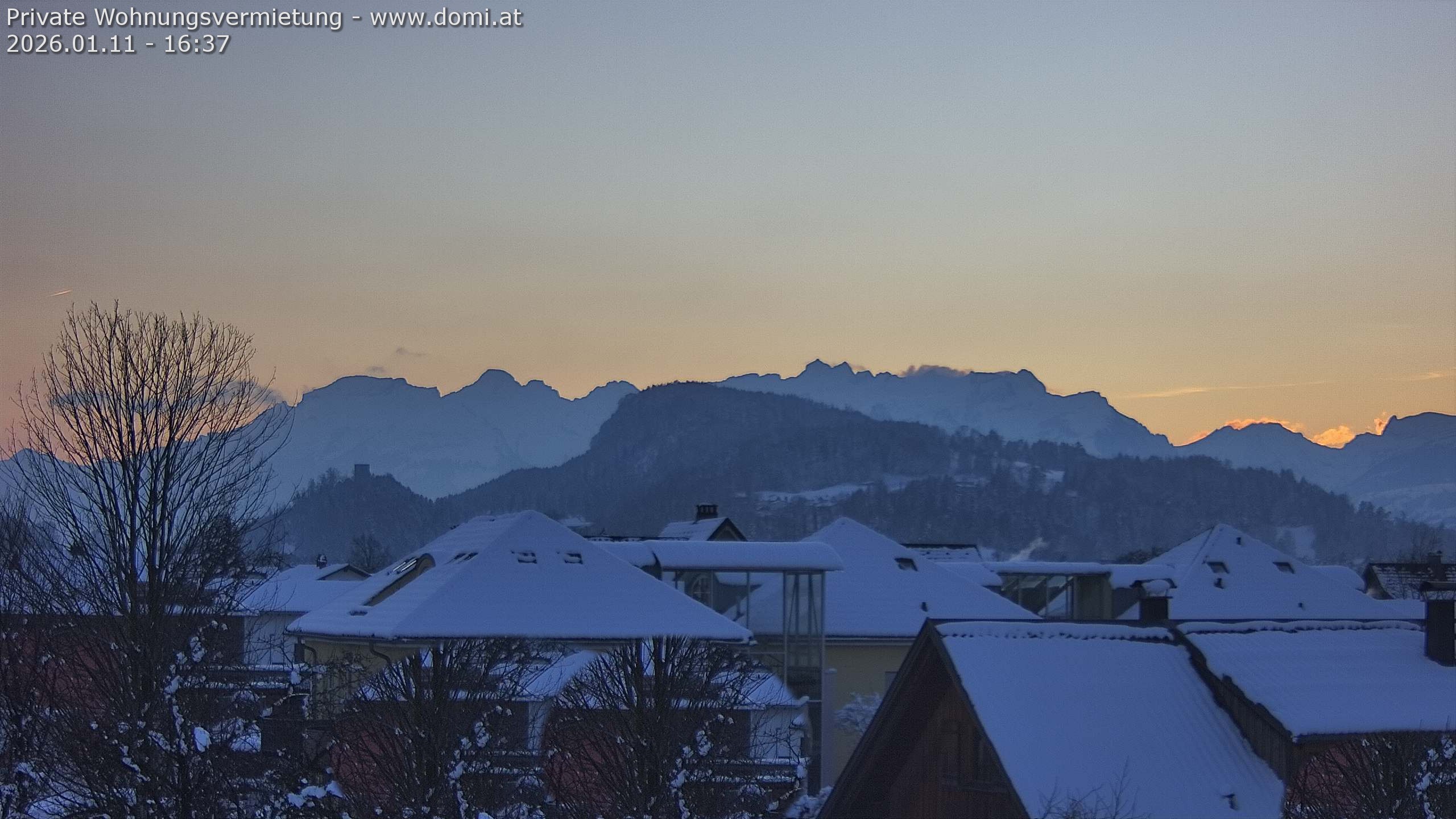 Archiv Foto Webcam Ausblick von Gisingen in Feldkirch auf Alvier und Fulfirst