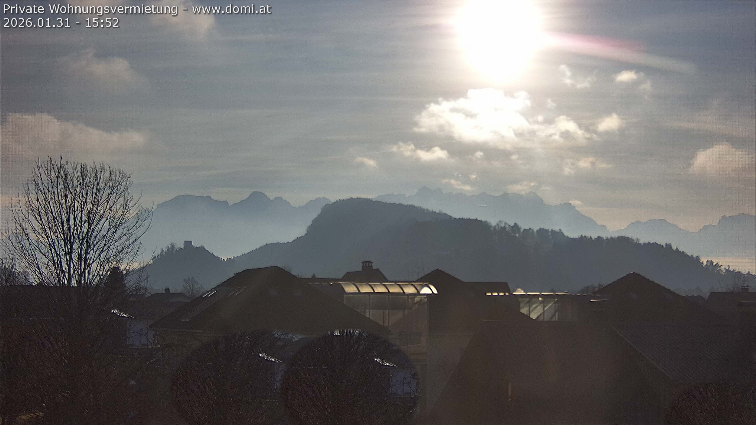 Archiv Foto Webcam Ausblick von Gisingen in Feldkirch auf Alvier und Fulfirst
