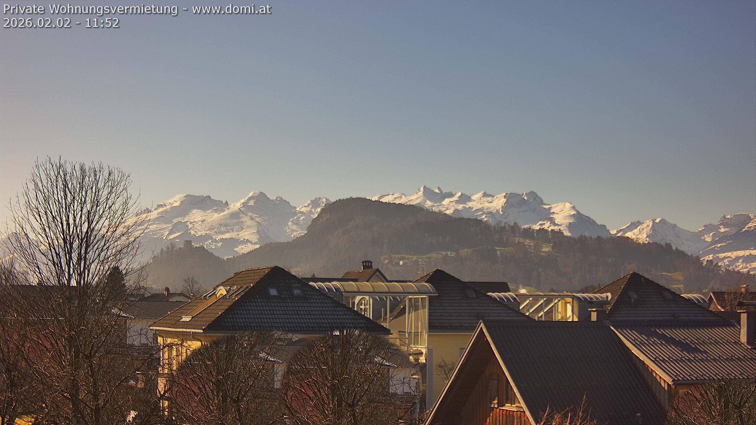 Archiv Foto Webcam Ausblick von Gisingen in Feldkirch auf Alvier und Fulfirst