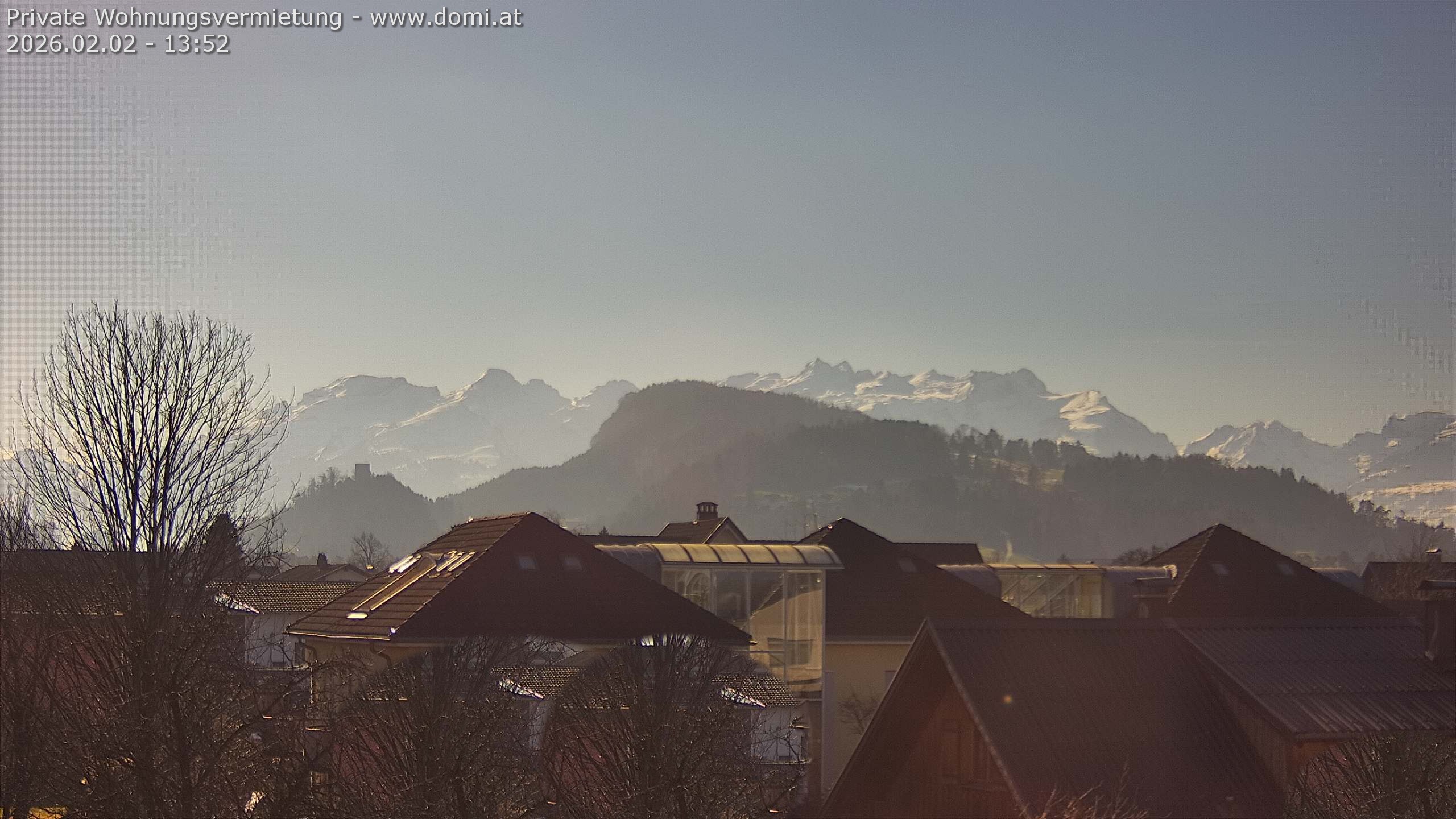 Archiv Foto Webcam Ausblick von Gisingen in Feldkirch auf Alvier und Fulfirst
