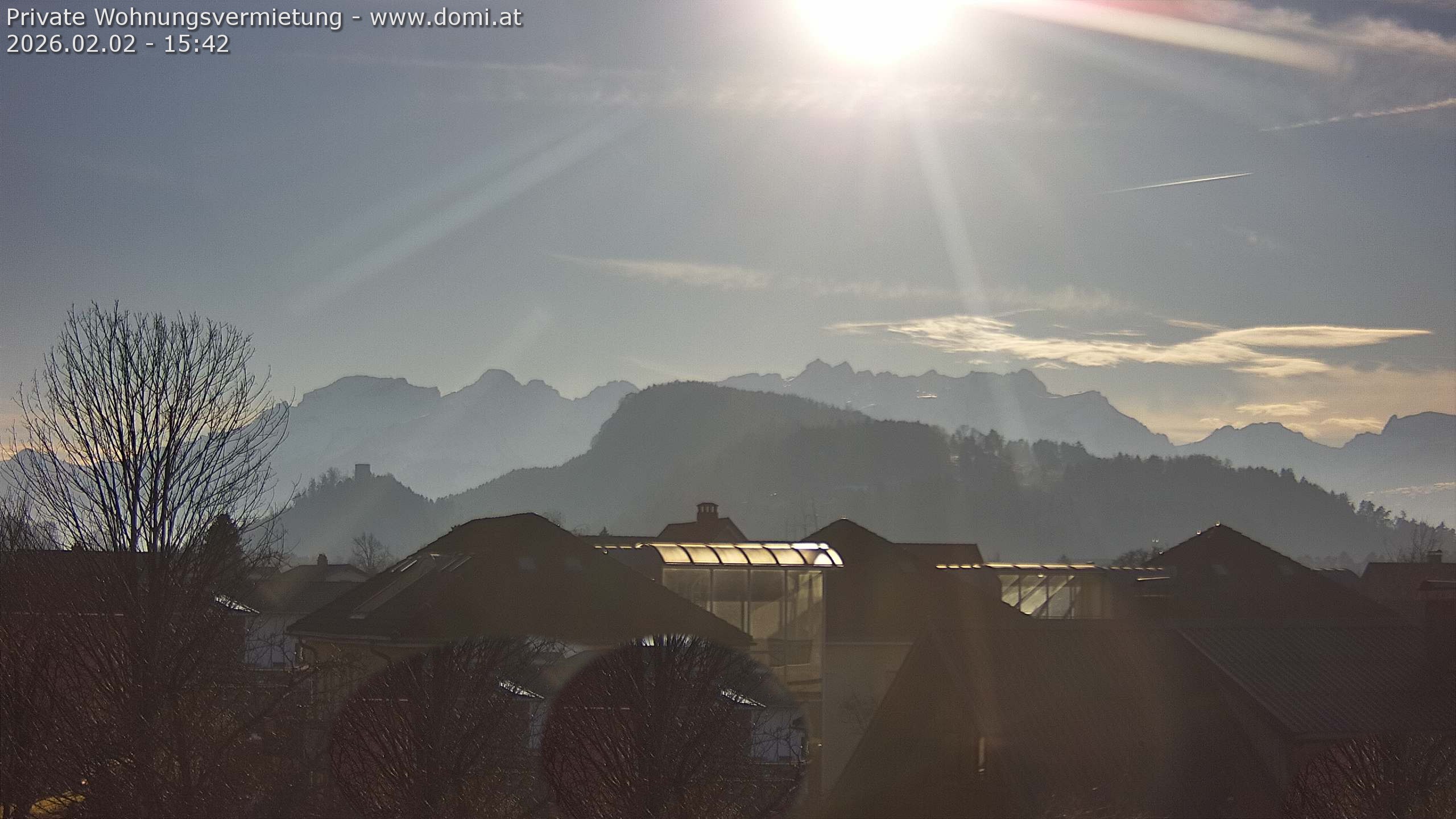 Archiv Foto Webcam Ausblick von Gisingen in Feldkirch auf Alvier und Fulfirst