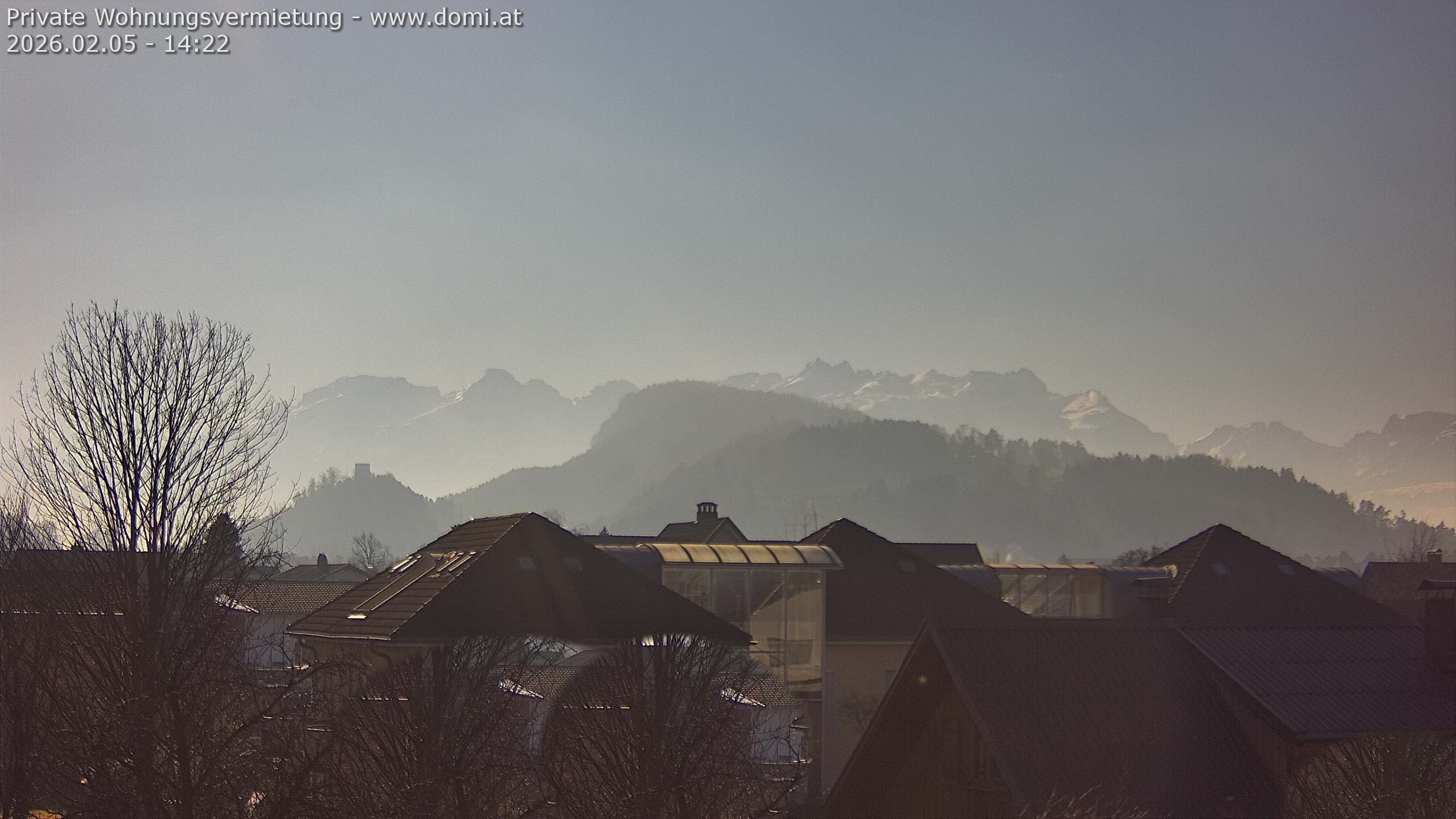 Archiv Foto Webcam Ausblick von Gisingen in Feldkirch auf Alvier und Fulfirst