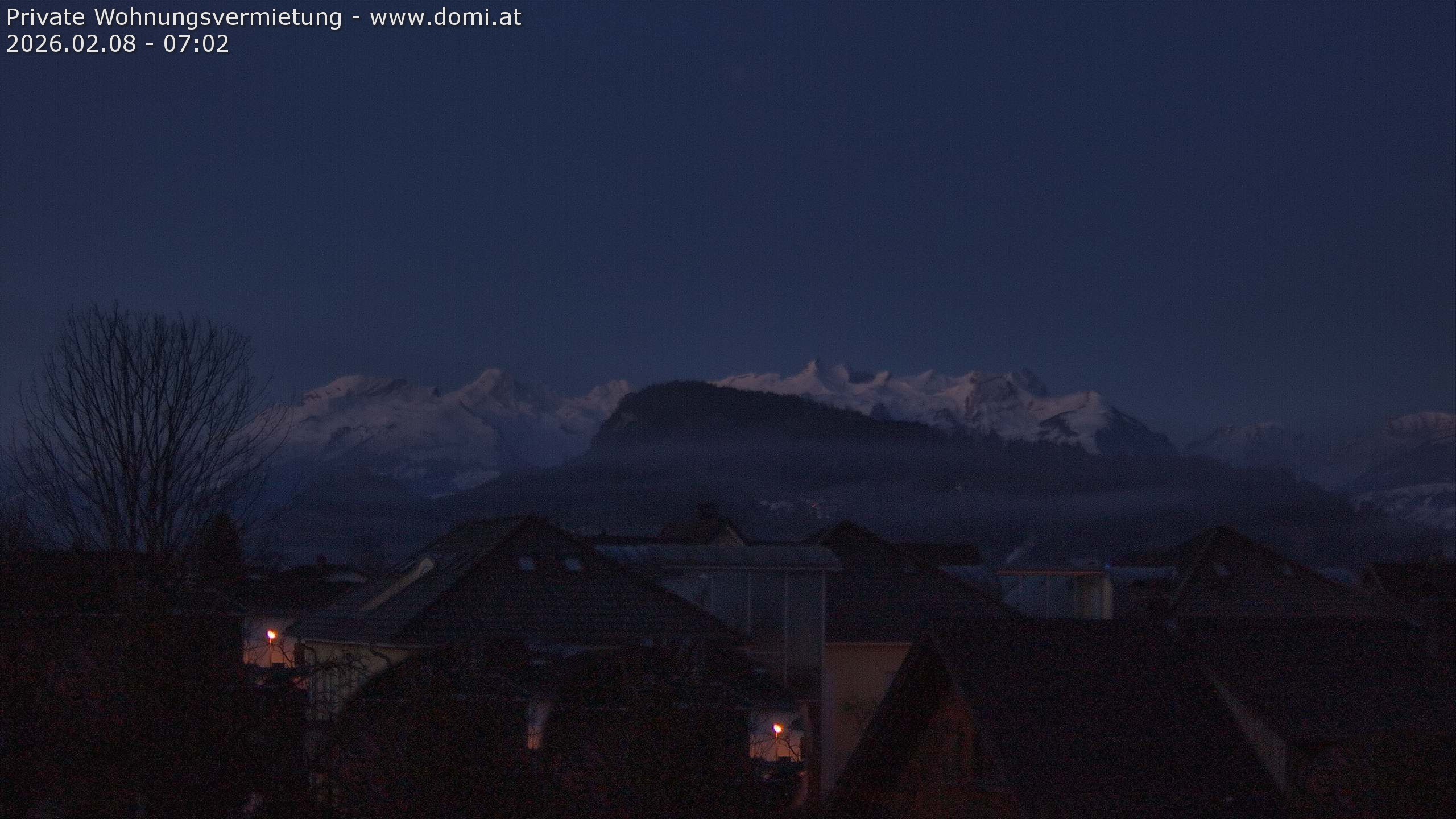 Archiv Foto Webcam Ausblick von Gisingen in Feldkirch auf Alvier und Fulfirst