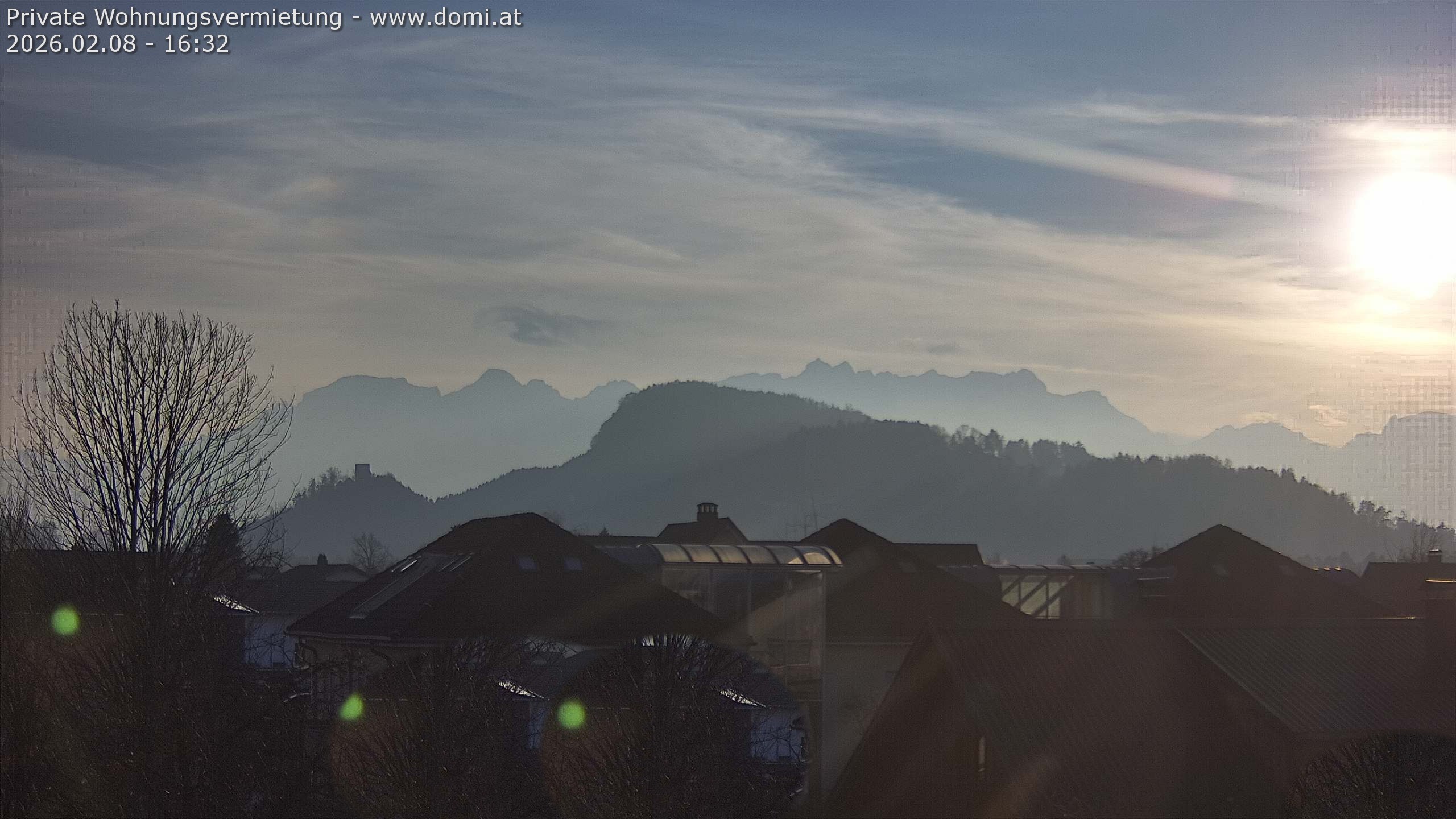 Archiv Foto Webcam Ausblick von Gisingen in Feldkirch auf Alvier und Fulfirst