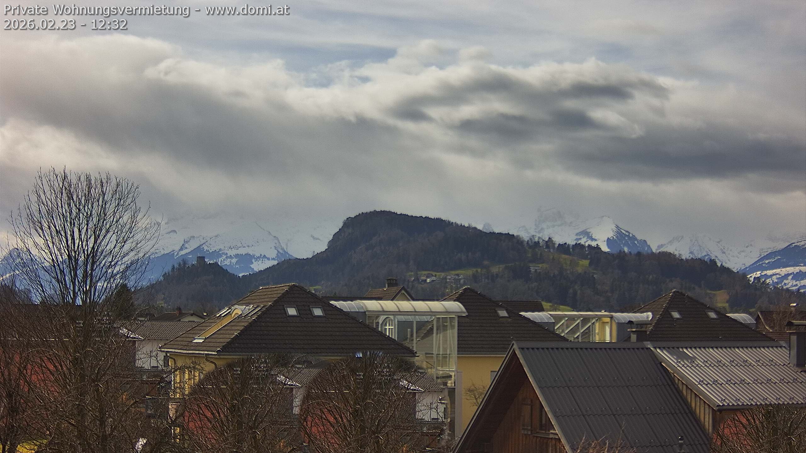 Archiv Foto Webcam Ausblick von Gisingen in Feldkirch auf Alvier und Fulfirst