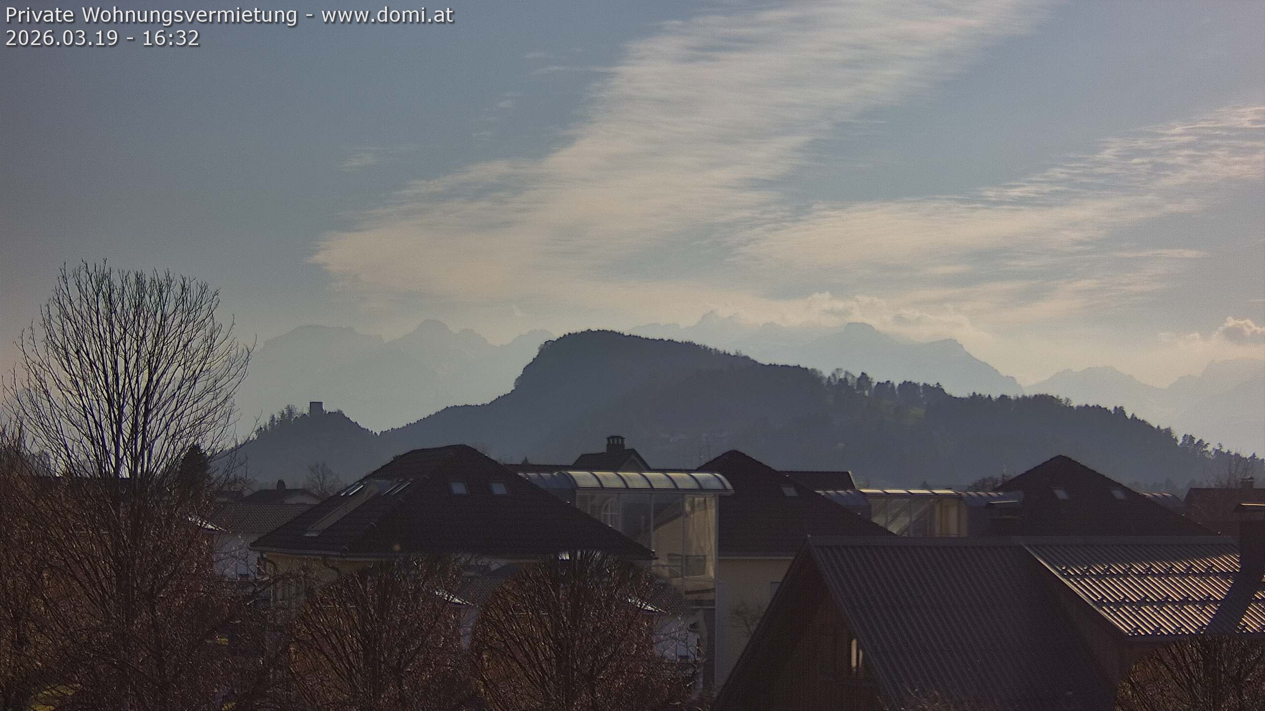 Archived image Webcam View of Alvier and Fulfirst from Gisingen in Feldkirch