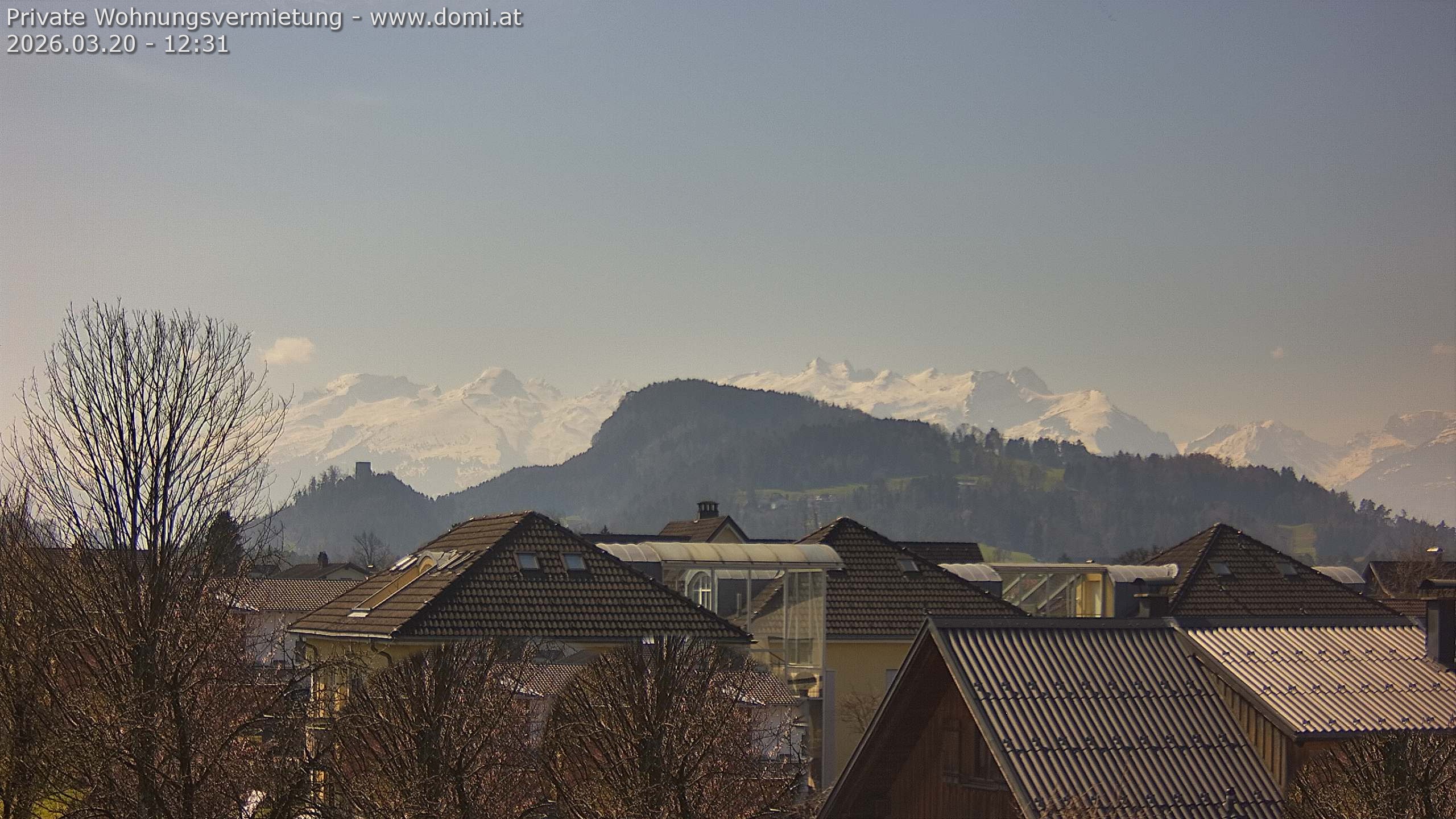 Archiv Foto Webcam Ausblick von Gisingen in Feldkirch auf Alvier und Fulfirst