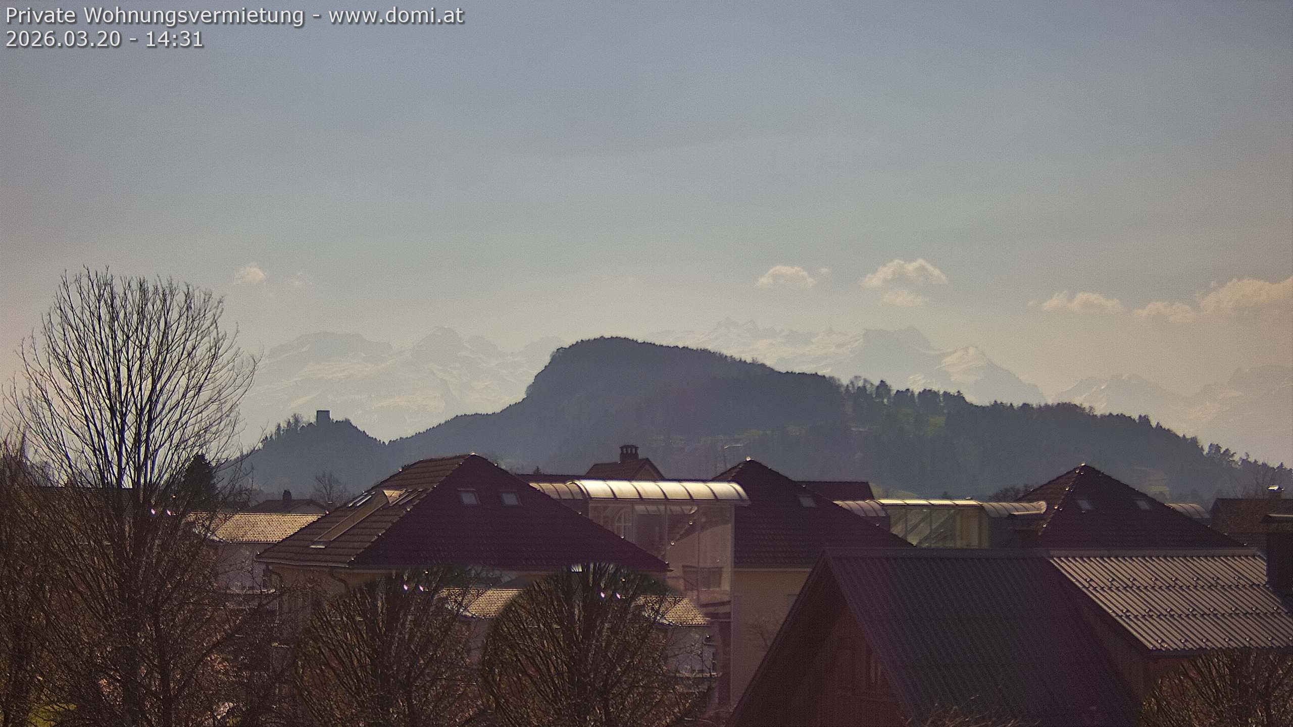 Archiv Foto Webcam Ausblick von Gisingen in Feldkirch auf Alvier und Fulfirst