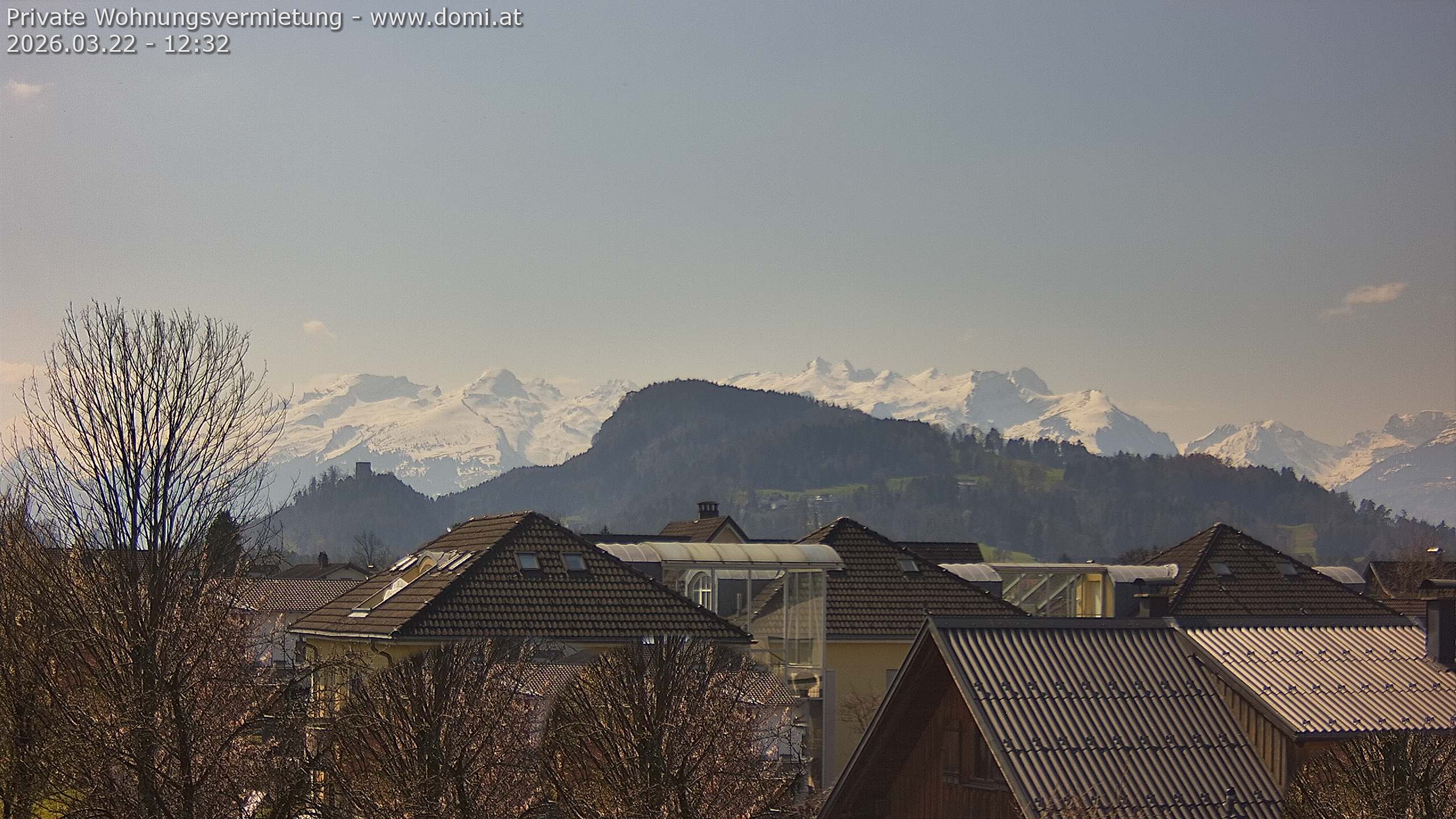 Archiv Foto Webcam Ausblick von Gisingen in Feldkirch auf Alvier und Fulfirst