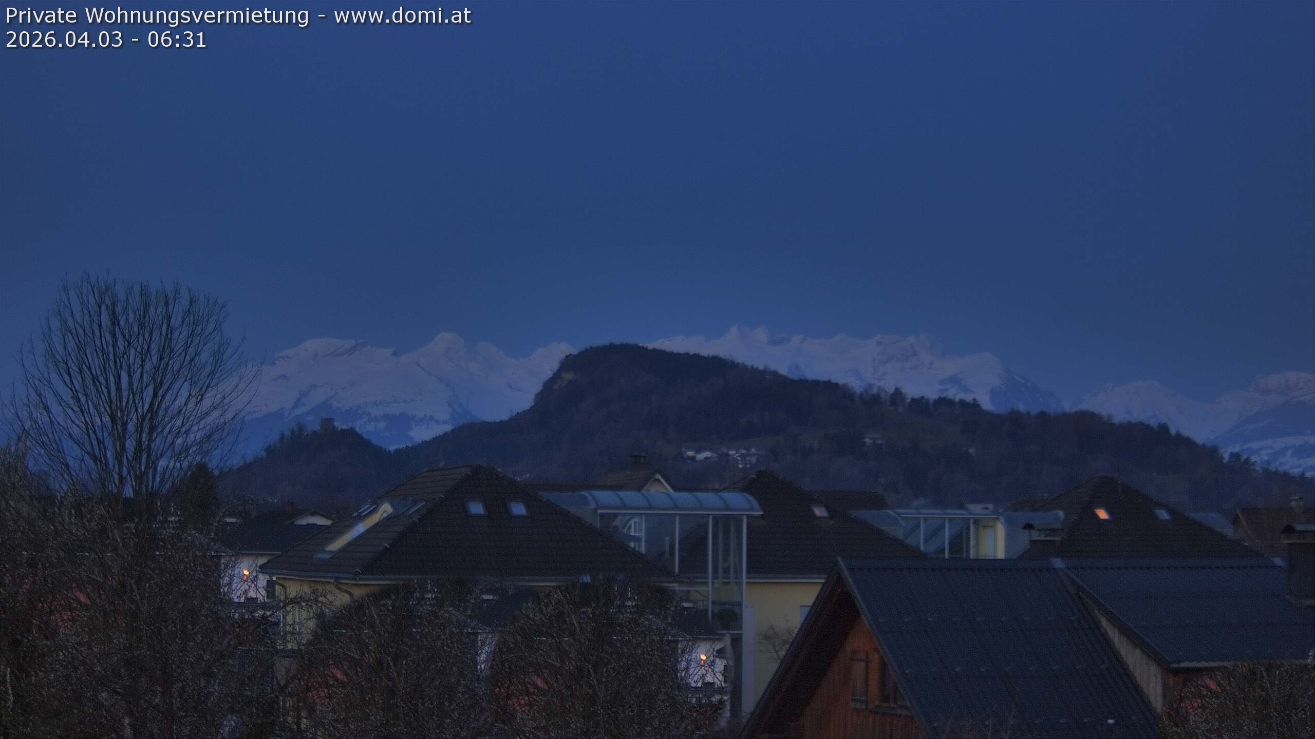Archiv Foto Webcam Ausblick von Gisingen in Feldkirch auf Alvier und Fulfirst