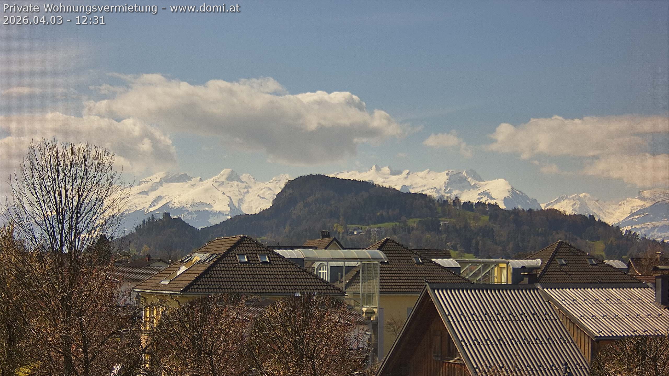 Archiv Foto Webcam Ausblick von Gisingen in Feldkirch auf Alvier und Fulfirst