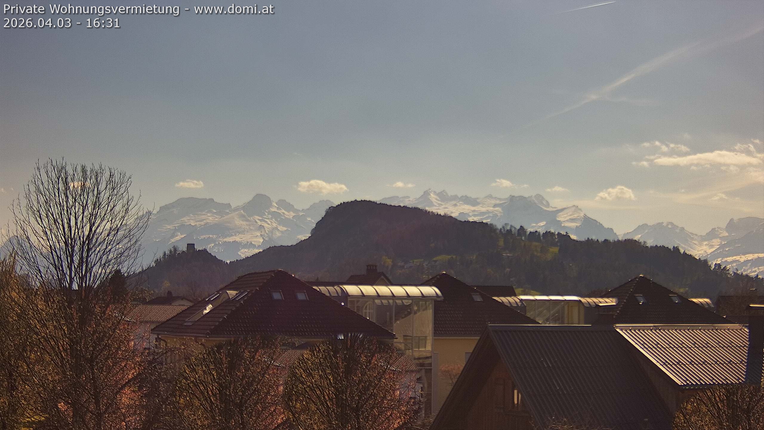 Archiv Foto Webcam Ausblick von Gisingen in Feldkirch auf Alvier und Fulfirst