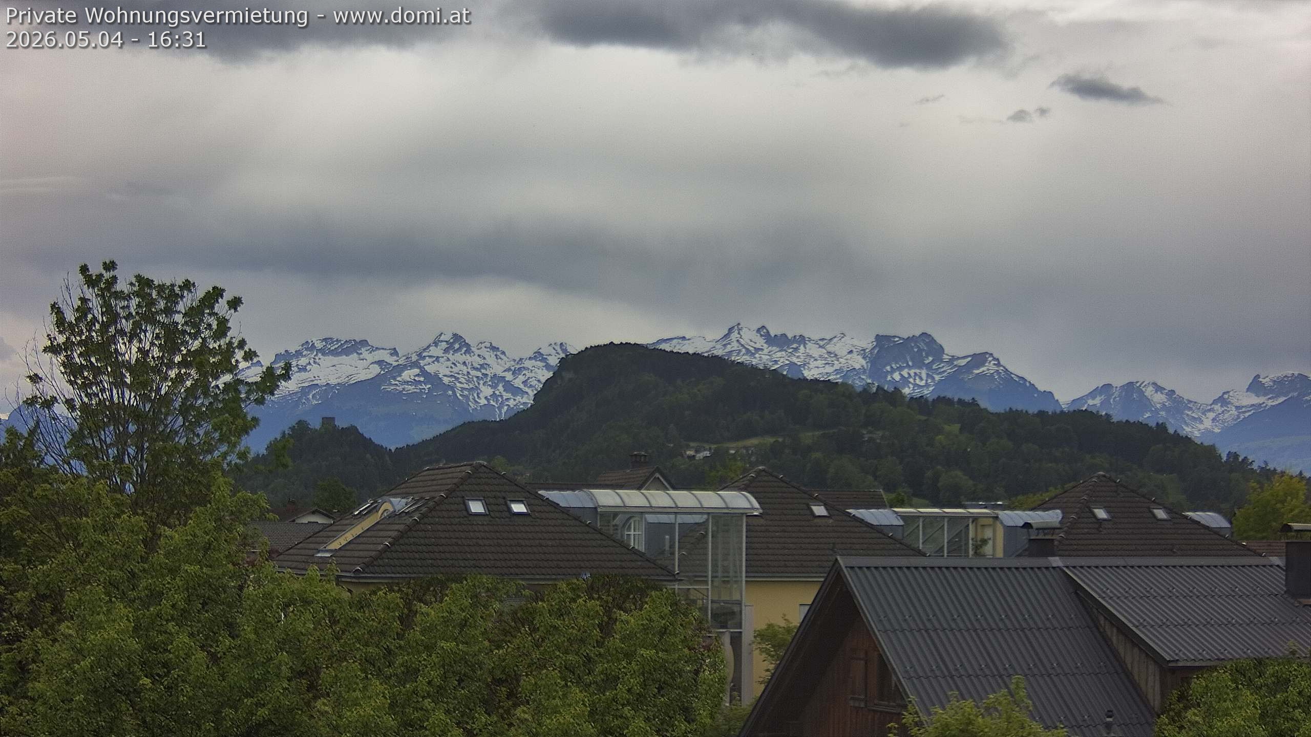 Archiv Foto Webcam Ausblick von Gisingen in Feldkirch auf Alvier und Fulfirst