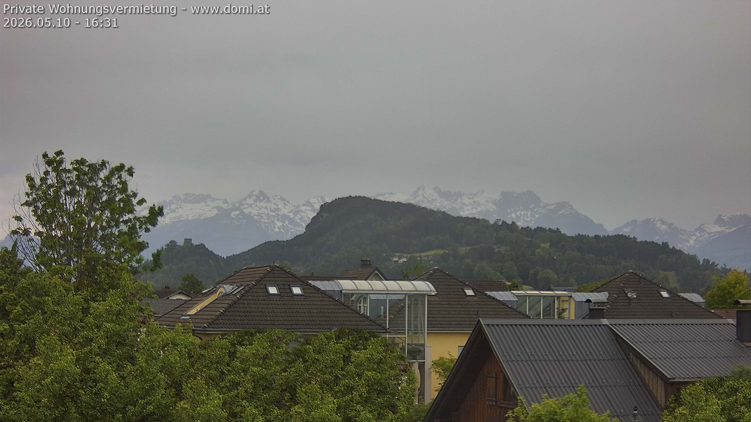 Archived image Webcam View of Alvier and Fulfirst from Gisingen in Feldkirch