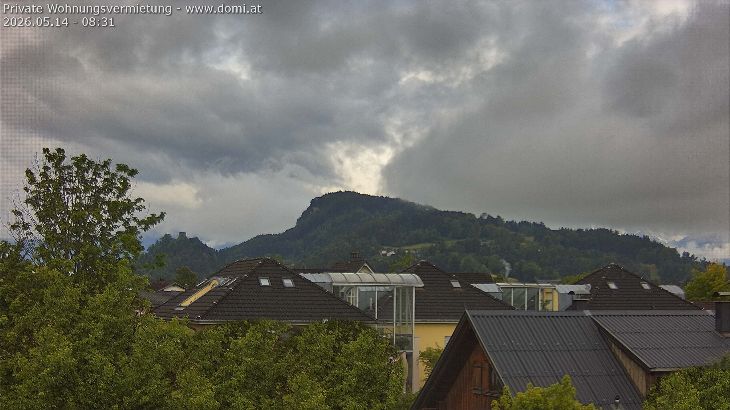 Archiv Foto Webcam Ausblick von Gisingen in Feldkirch auf Alvier und Fulfirst