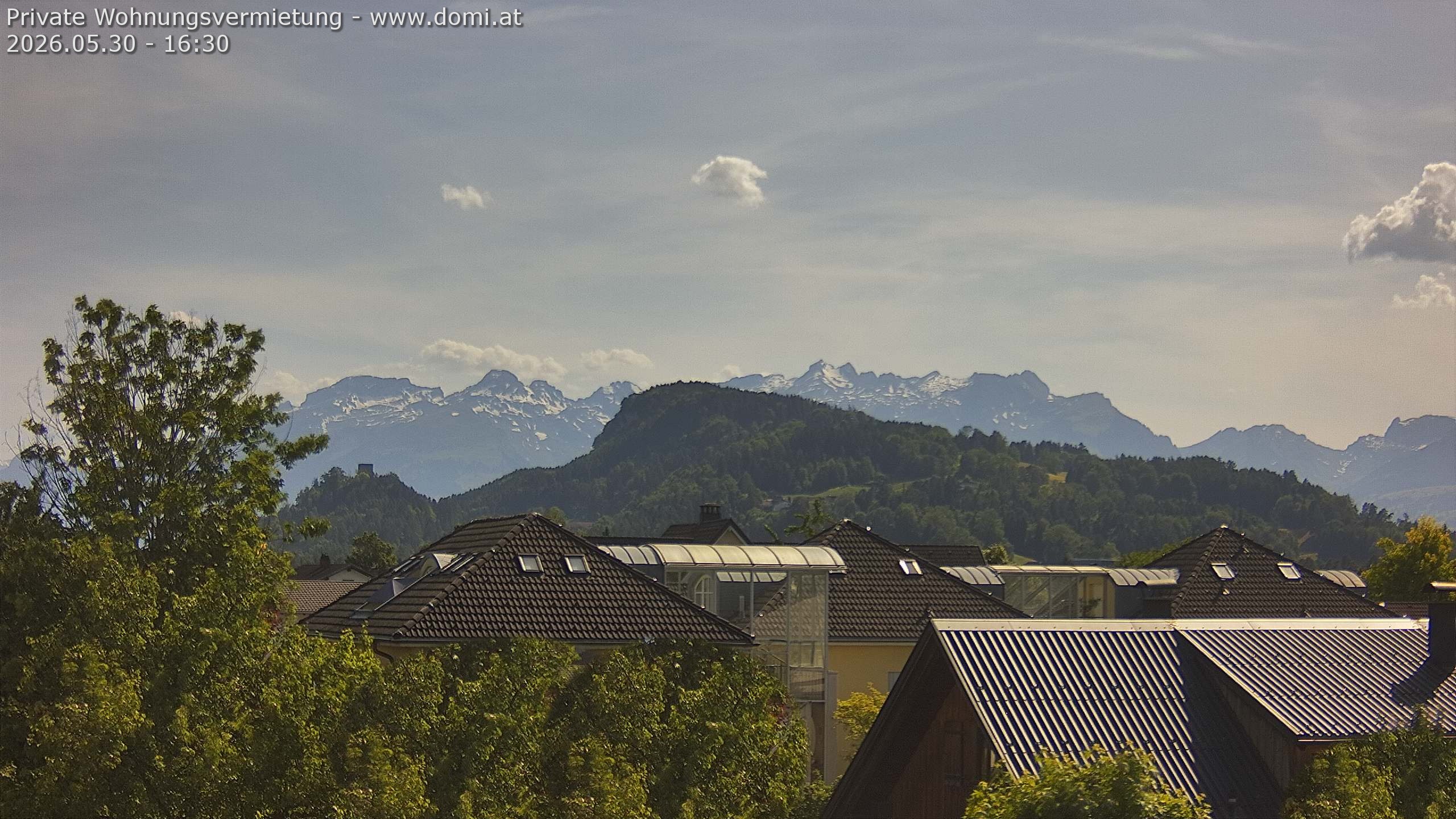 Archived image Webcam View of Alvier and Fulfirst from Gisingen in Feldkirch