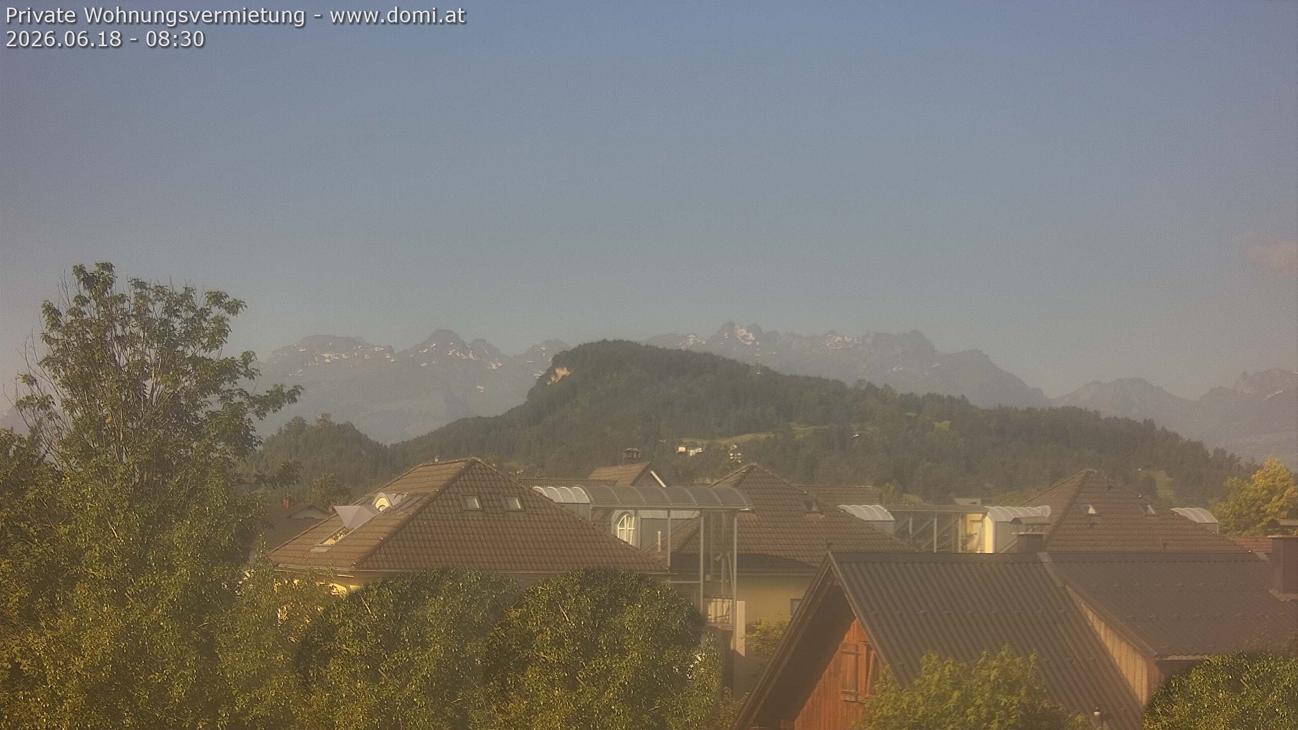 Archived image Webcam View of Alvier and Fulfirst from Gisingen in Feldkirch