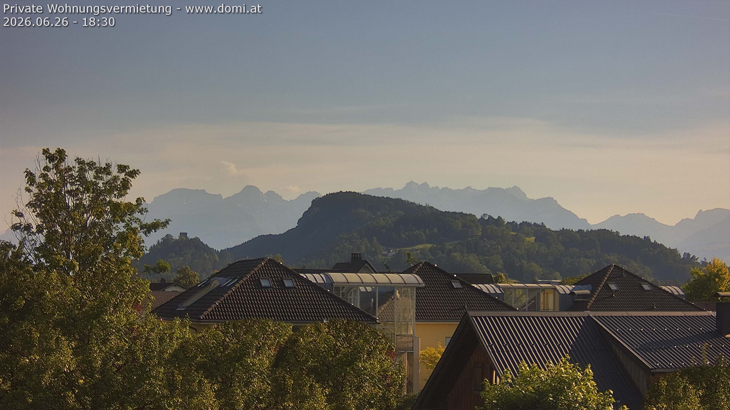 Archiv Foto Webcam Ausblick von Gisingen in Feldkirch auf Alvier und Fulfirst