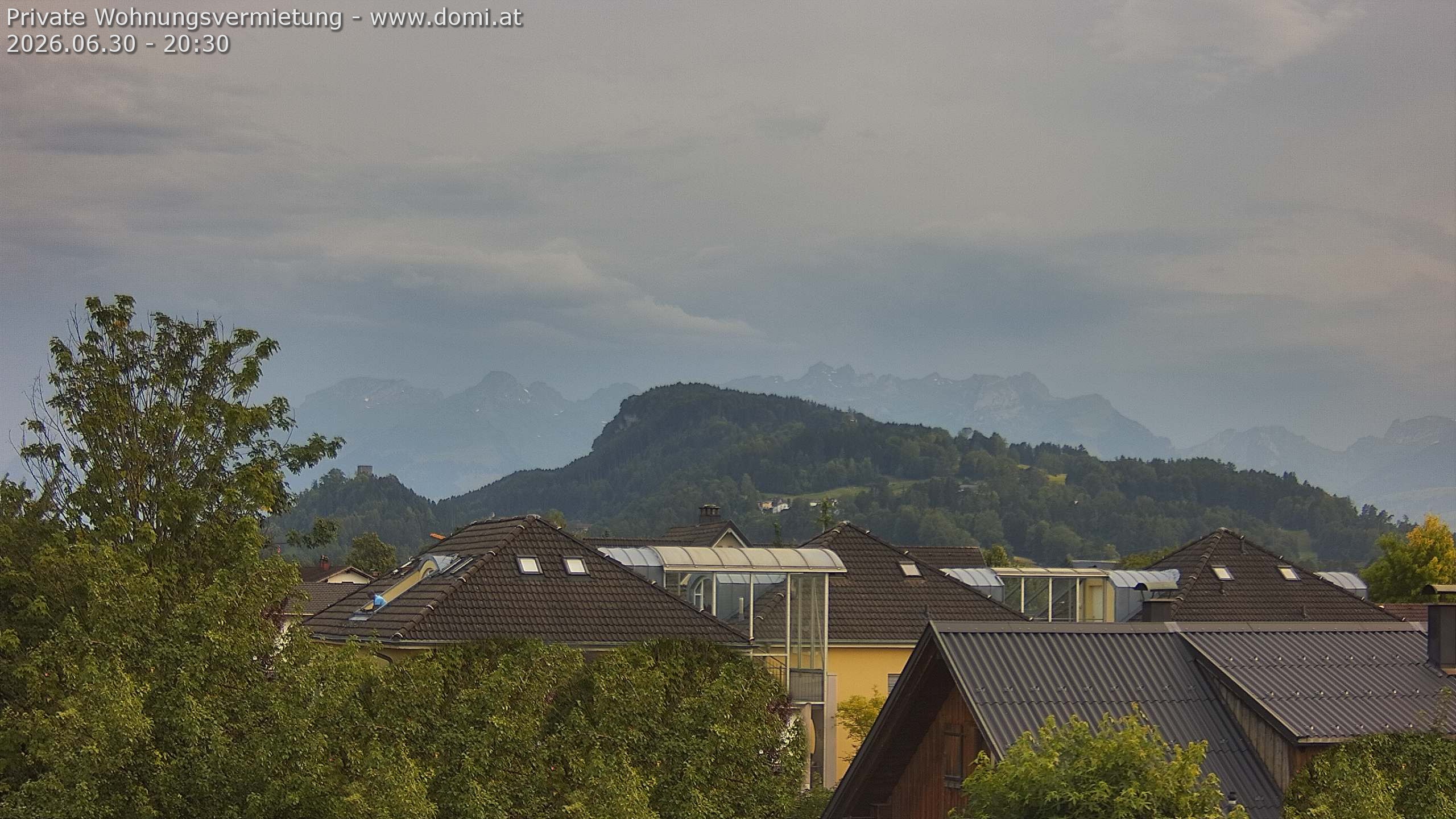 Archiv Foto Webcam Ausblick von Gisingen in Feldkirch auf Alvier und Fulfirst