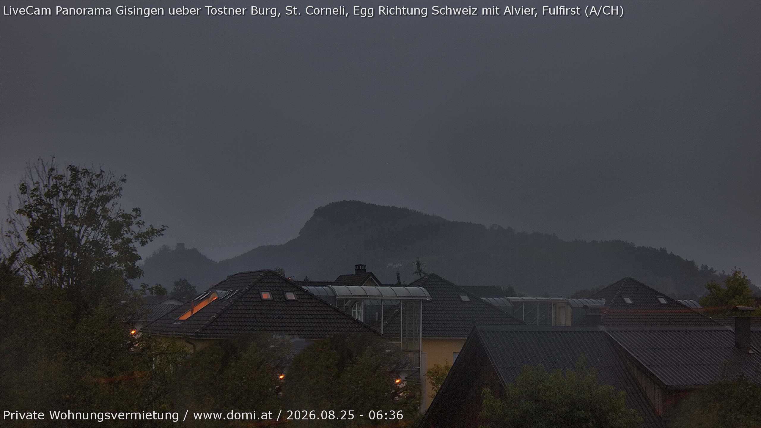 Archiv Foto Webcam Ausblick von Gisingen in Feldkirch auf Alvier und Fulfirst